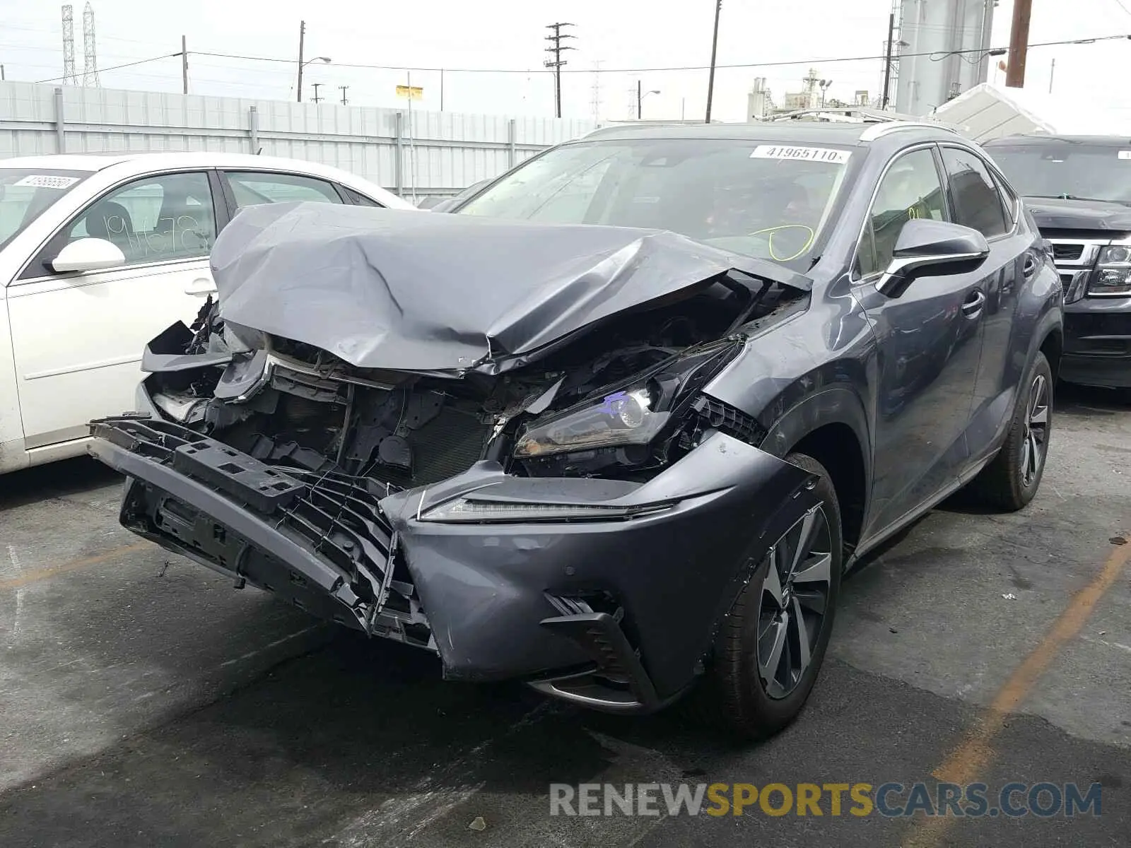 2 Photograph of a damaged car JTJGARDZXL2222575 LEXUS NX 300 2020