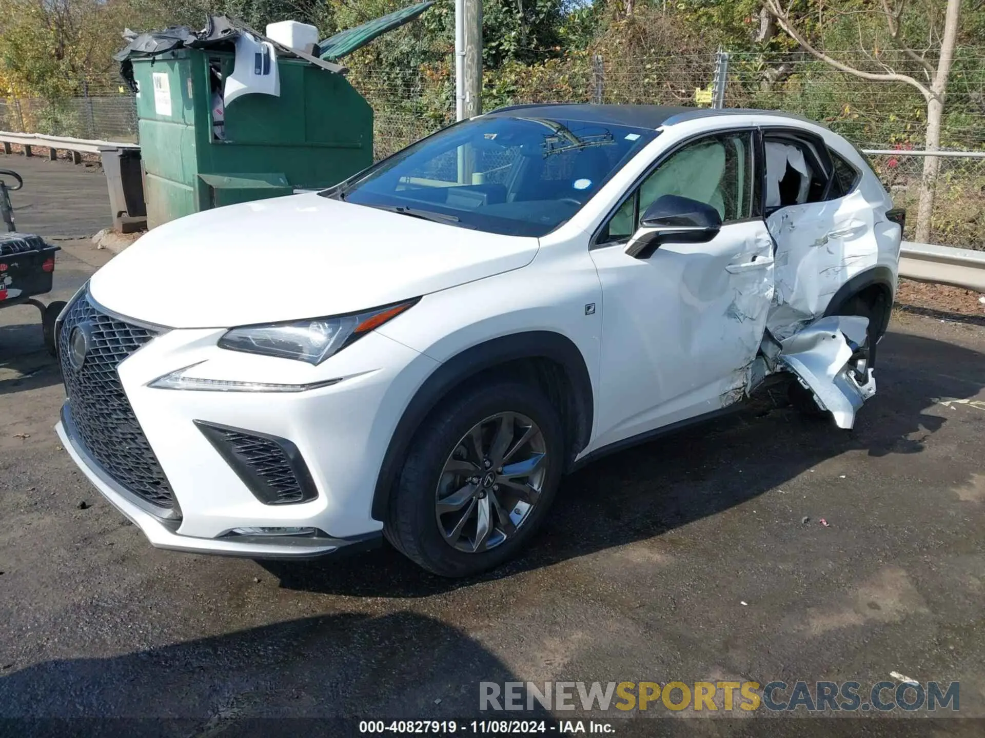 2 Photograph of a damaged car JTJJARBZ1L5016133 LEXUS NX 300 2020