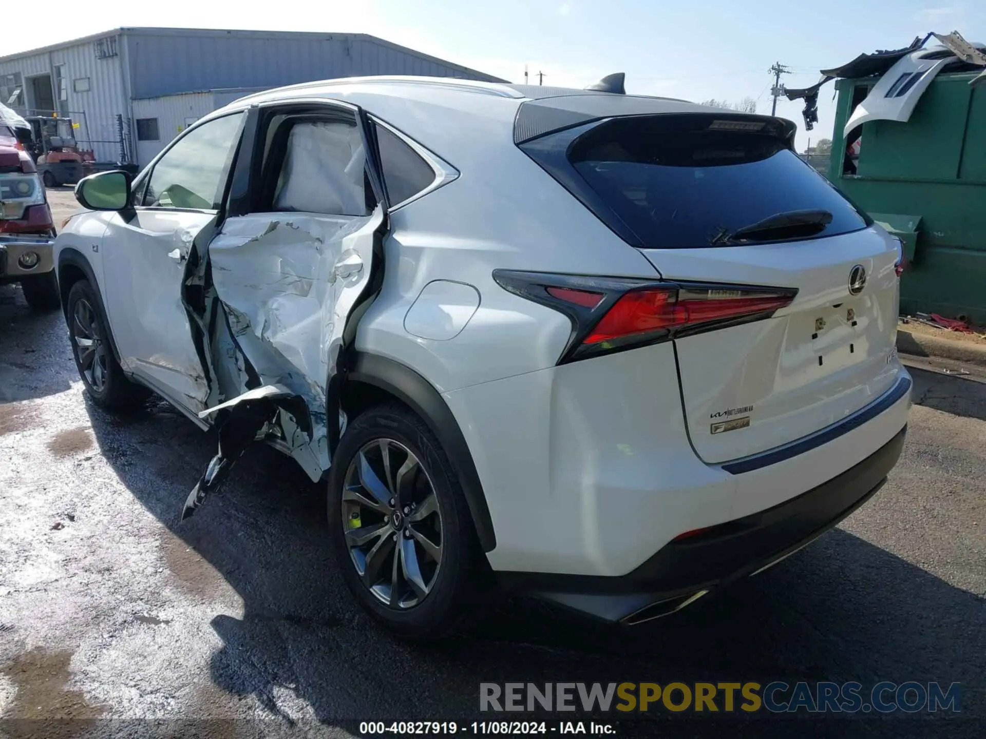 3 Photograph of a damaged car JTJJARBZ1L5016133 LEXUS NX 300 2020