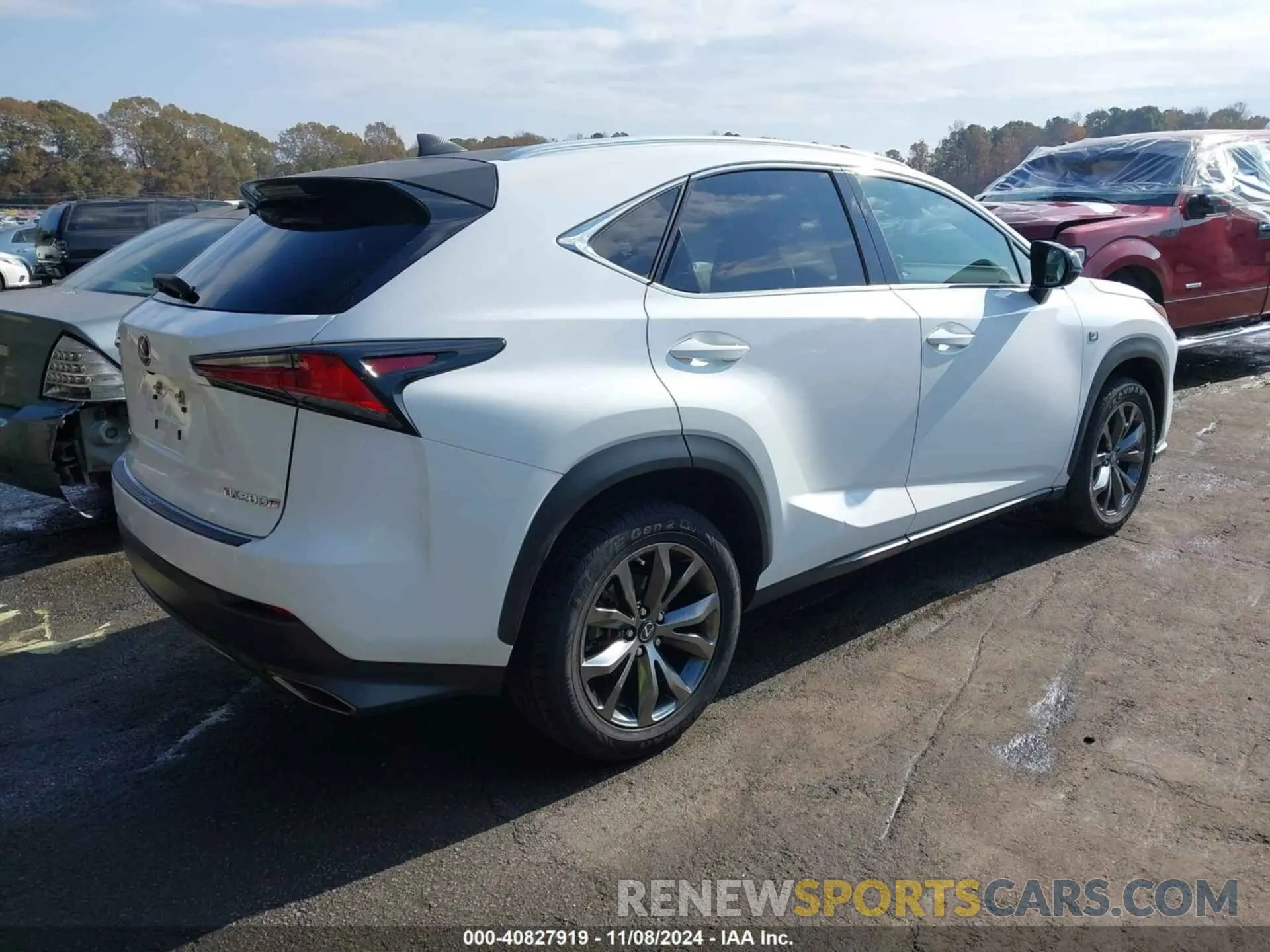 4 Photograph of a damaged car JTJJARBZ1L5016133 LEXUS NX 300 2020