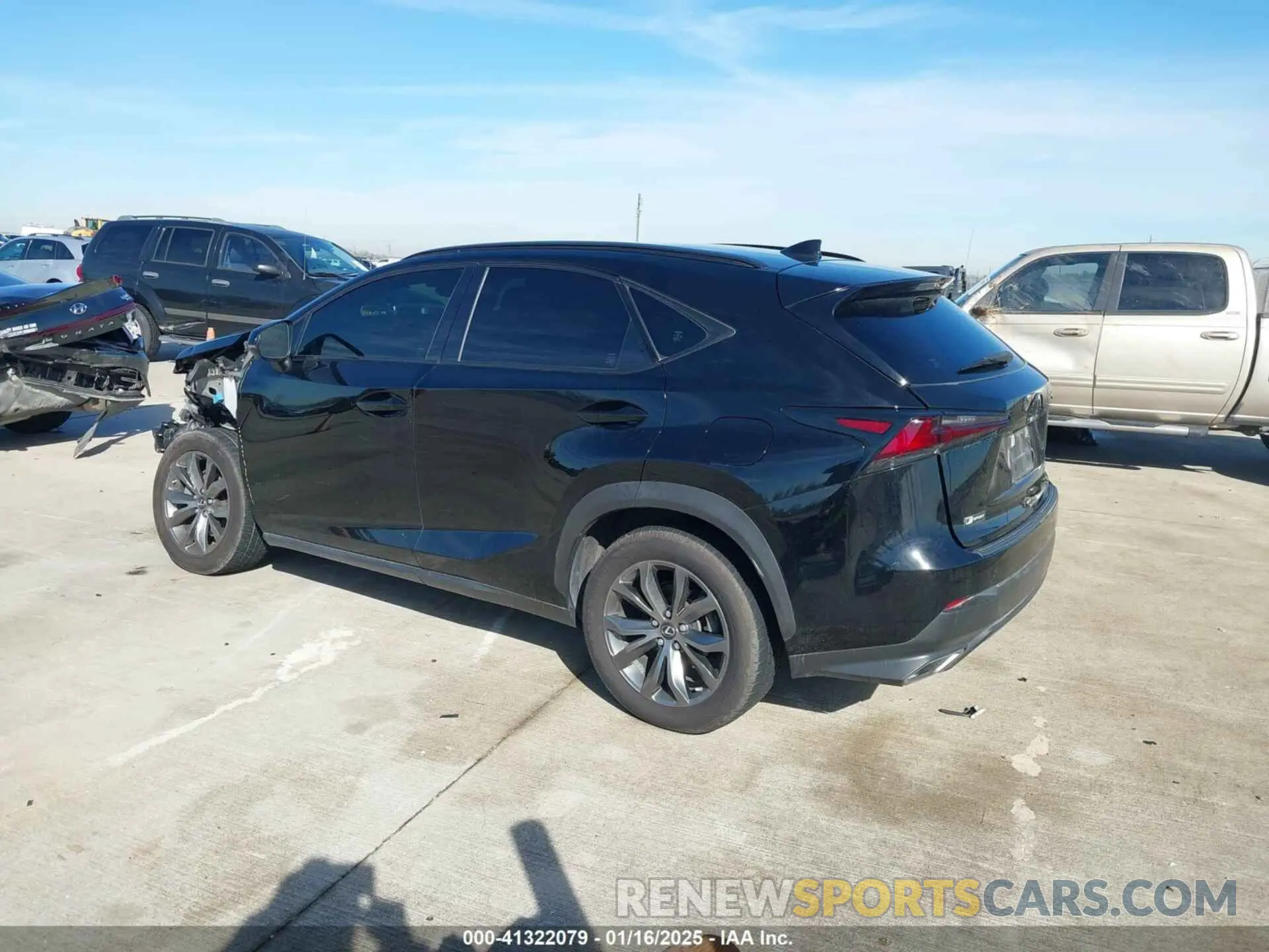 3 Photograph of a damaged car JTJJARBZ6L5008769 LEXUS NX 300 2020