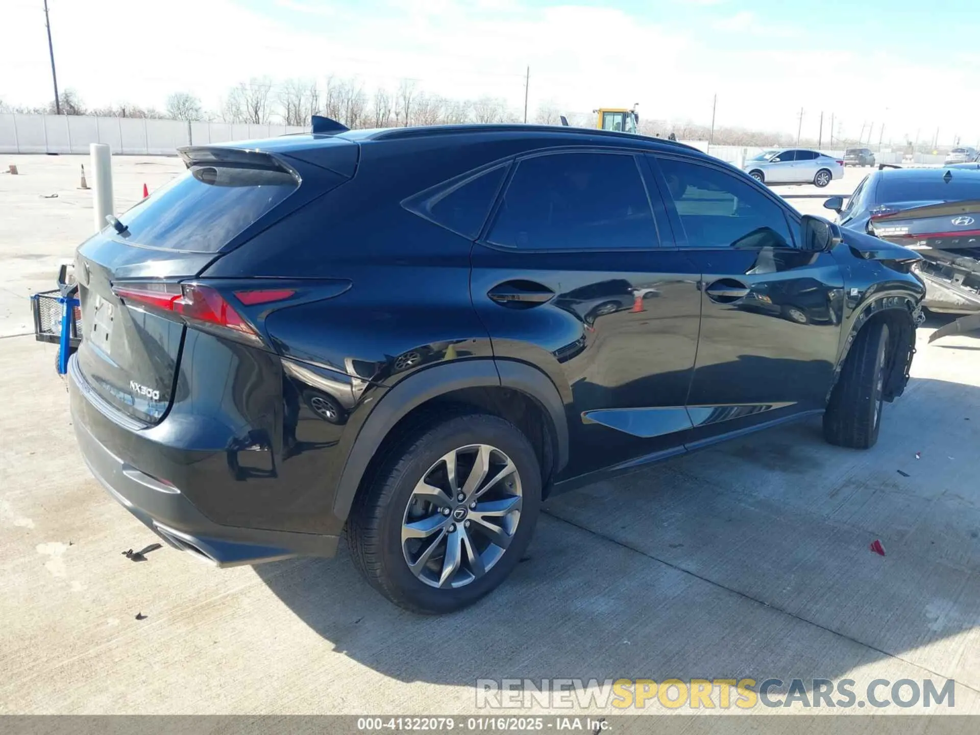 4 Photograph of a damaged car JTJJARBZ6L5008769 LEXUS NX 300 2020