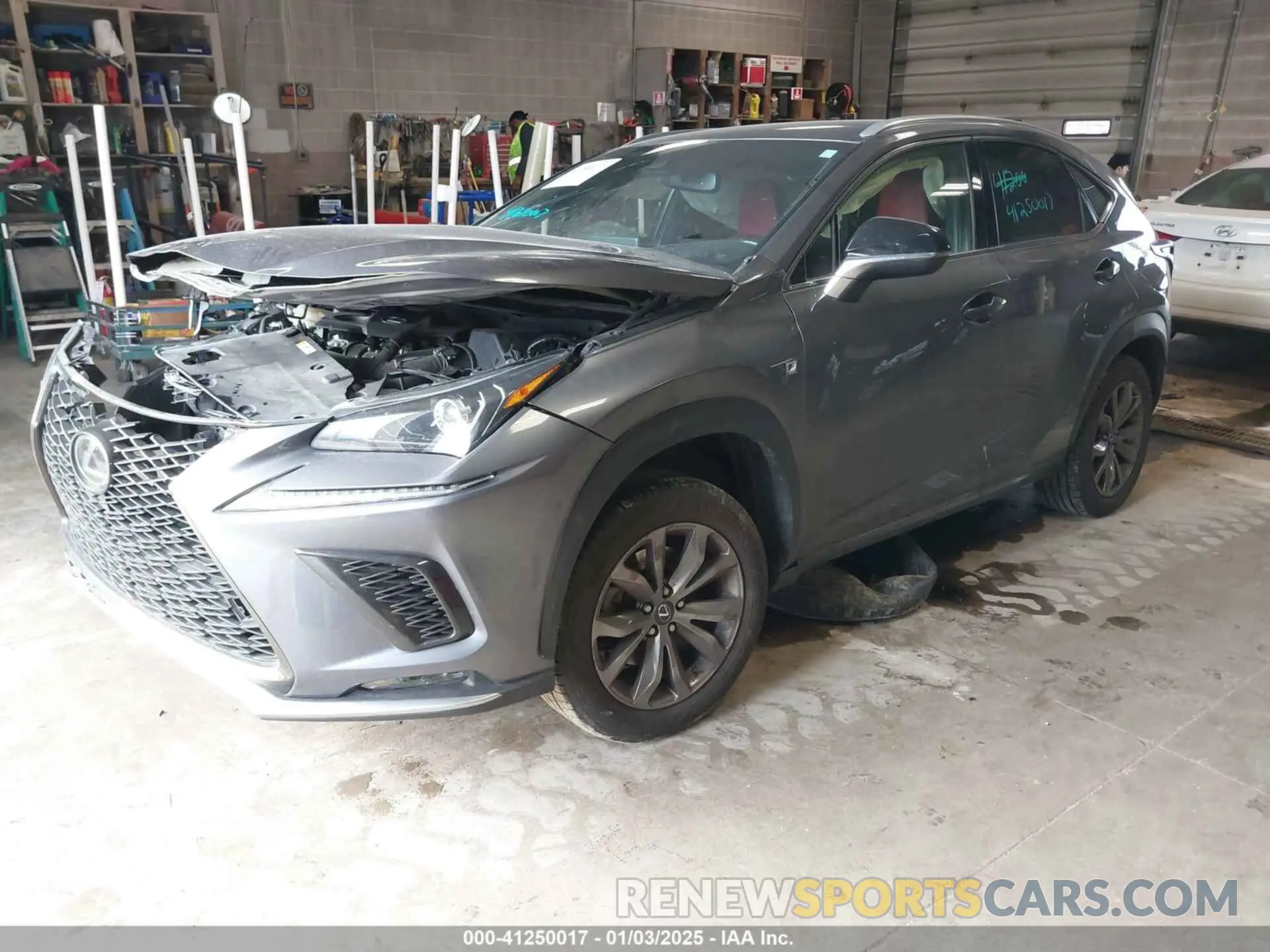 2 Photograph of a damaged car JTJJARBZ9L2178397 LEXUS NX 300 2020