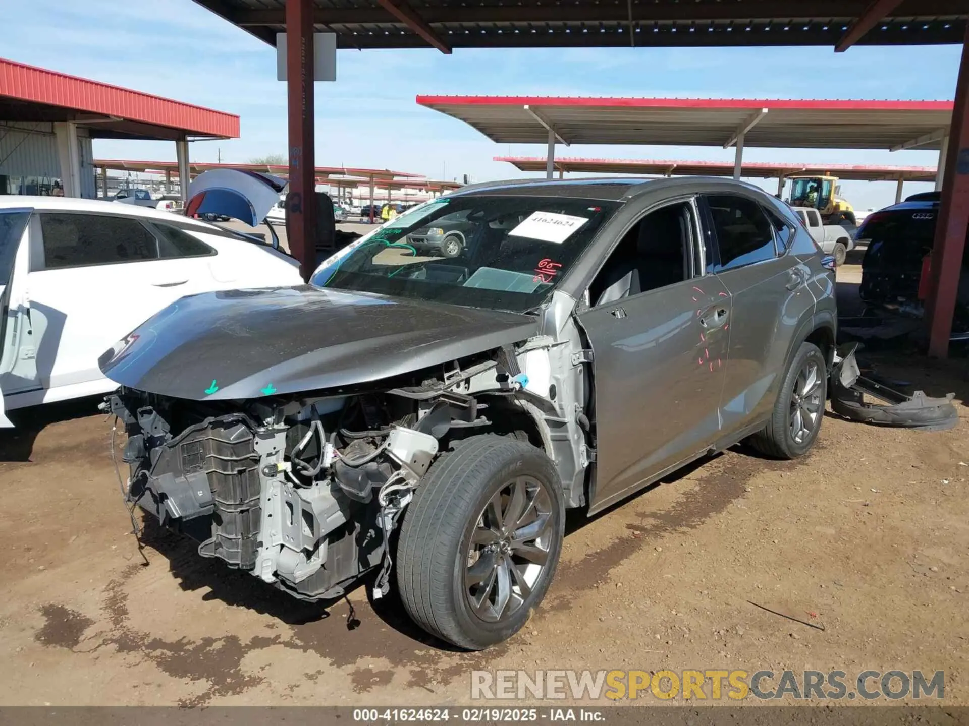 2 Photograph of a damaged car JTJSARBZ7L5010244 LEXUS NX 300 2020