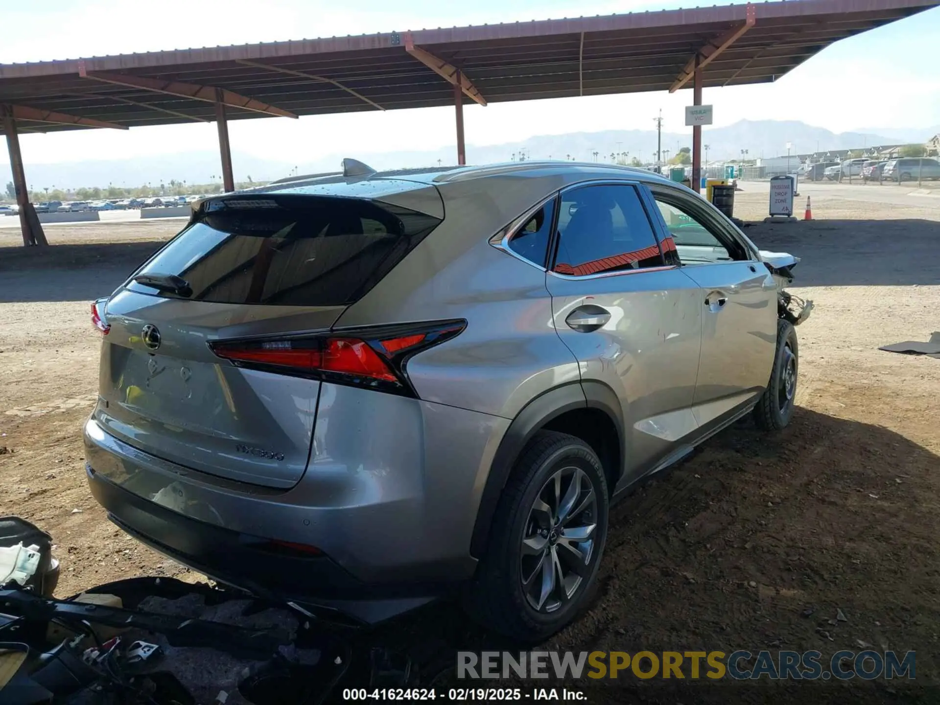 4 Photograph of a damaged car JTJSARBZ7L5010244 LEXUS NX 300 2020