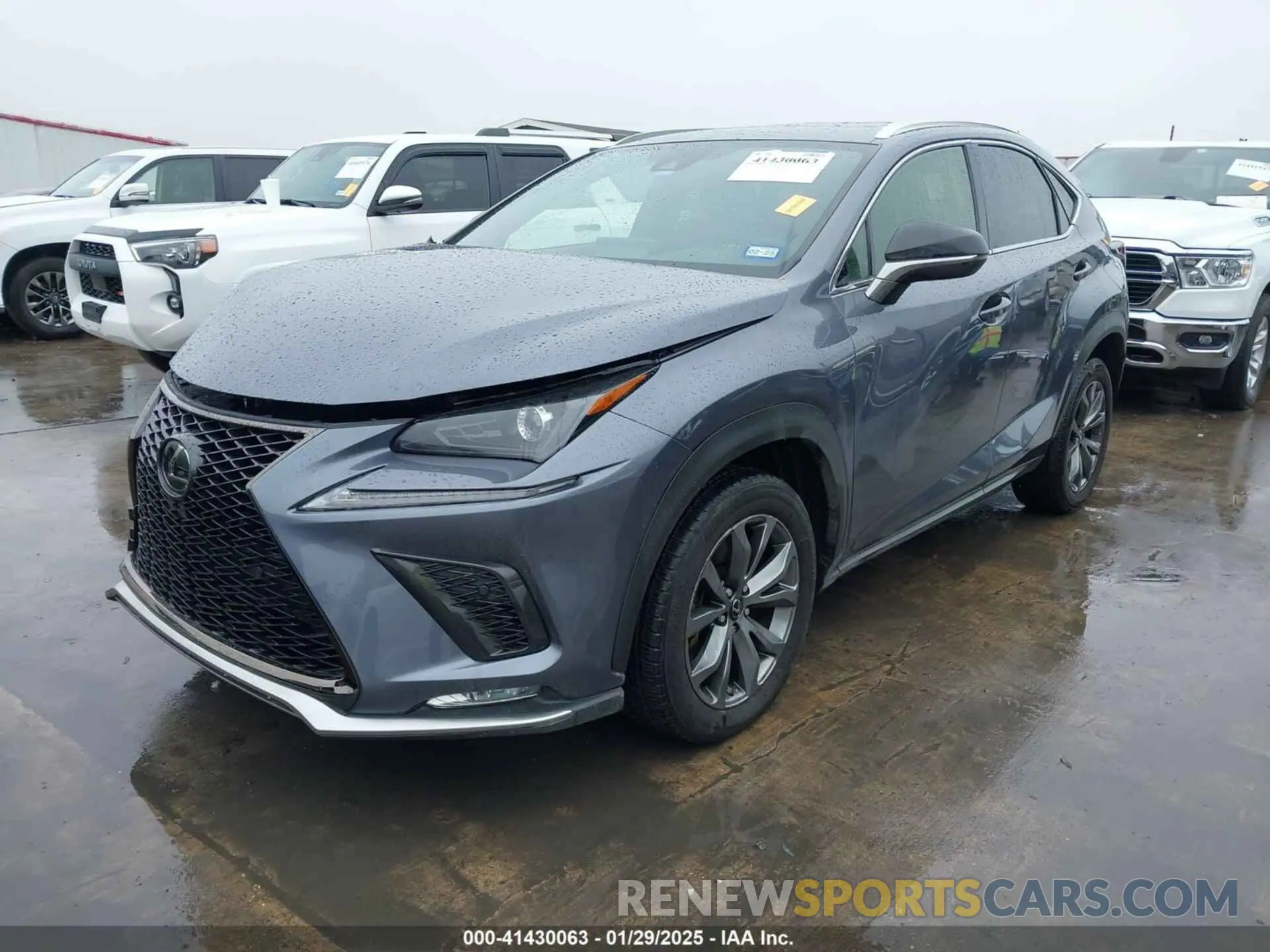 2 Photograph of a damaged car JTJSARBZXL5013896 LEXUS NX 300 2020