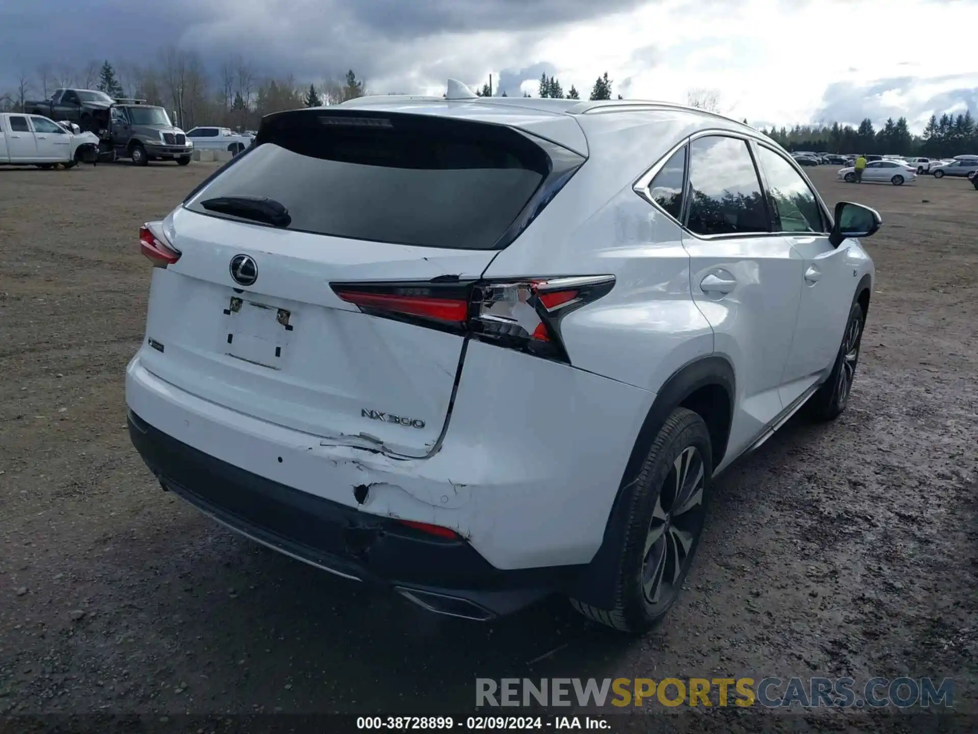 4 Photograph of a damaged car JTJSARDZ1L5001326 LEXUS NX 300 2020