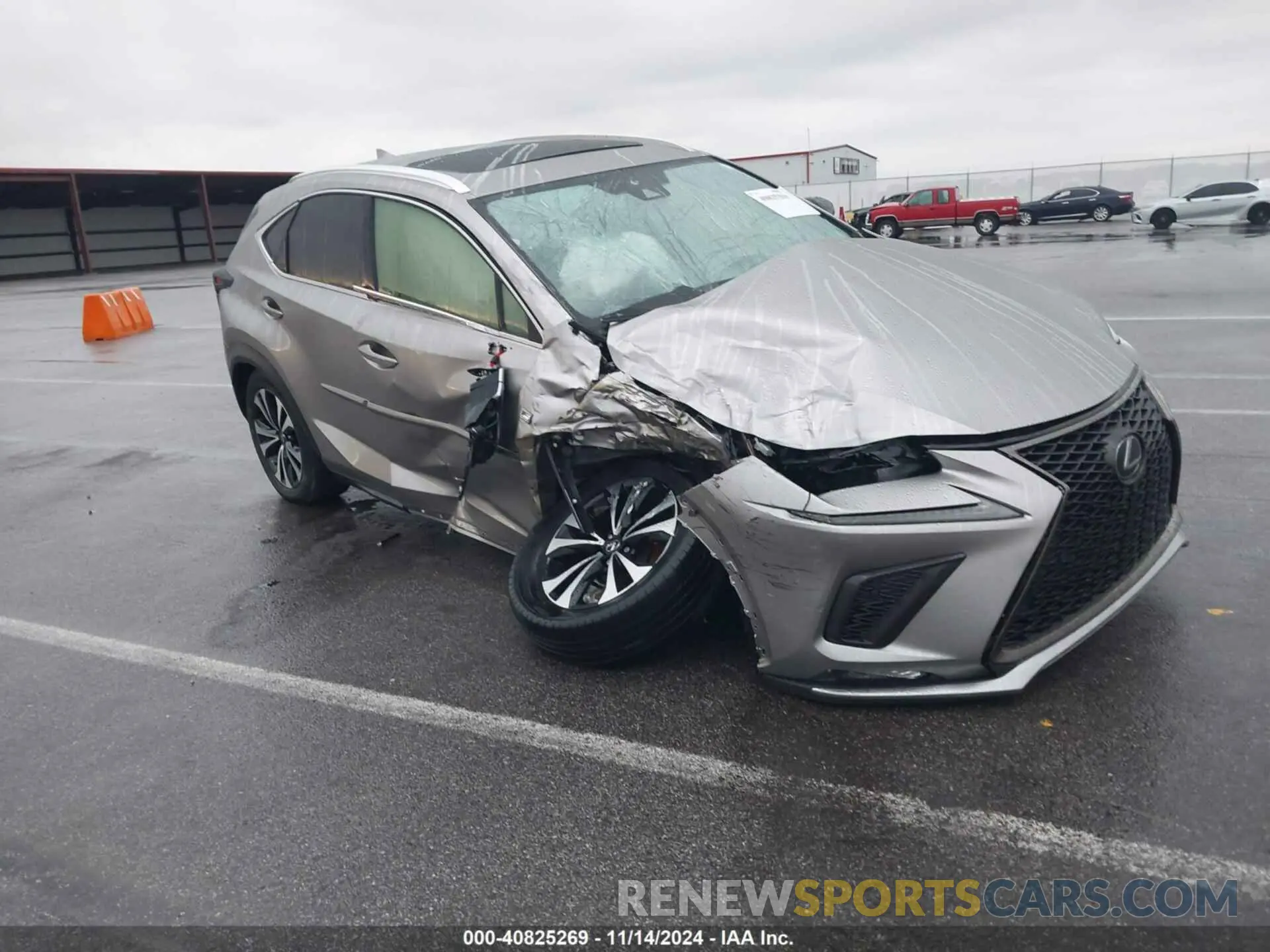 1 Photograph of a damaged car JTJSARDZ6L2220672 LEXUS NX 300 2020