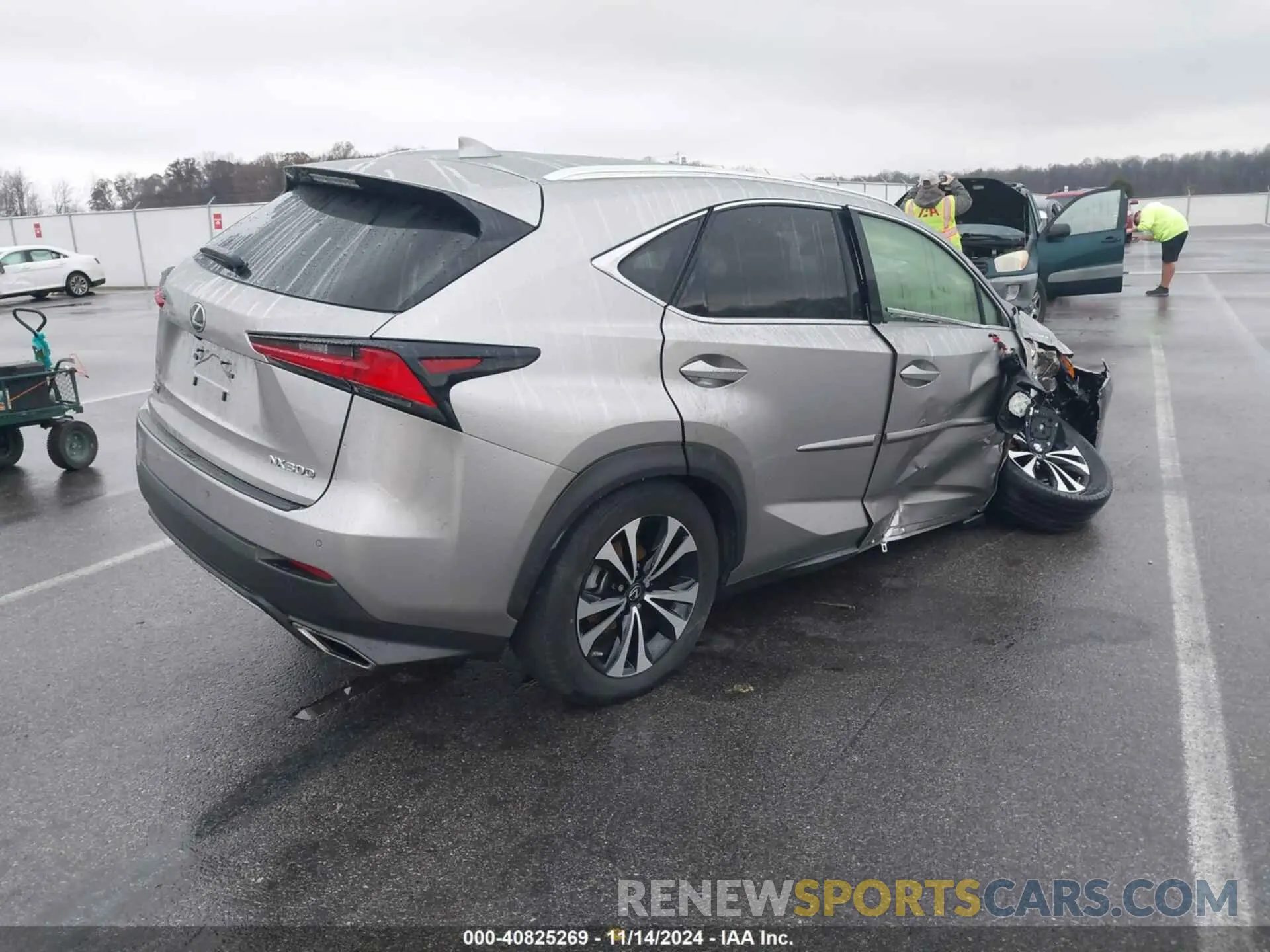 4 Photograph of a damaged car JTJSARDZ6L2220672 LEXUS NX 300 2020