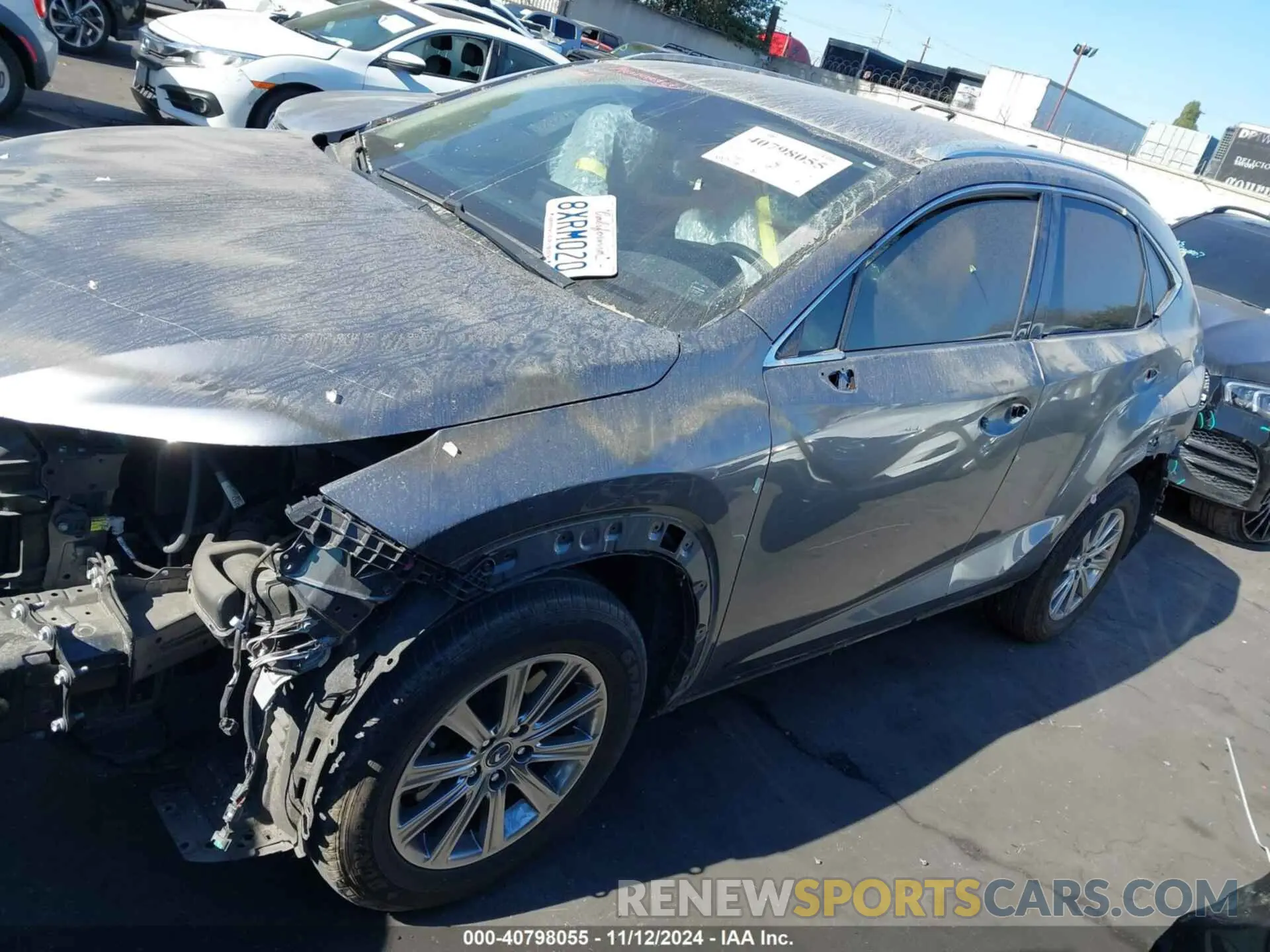 2 Photograph of a damaged car JTJDARBZ1M2199890 LEXUS NX 300 2021