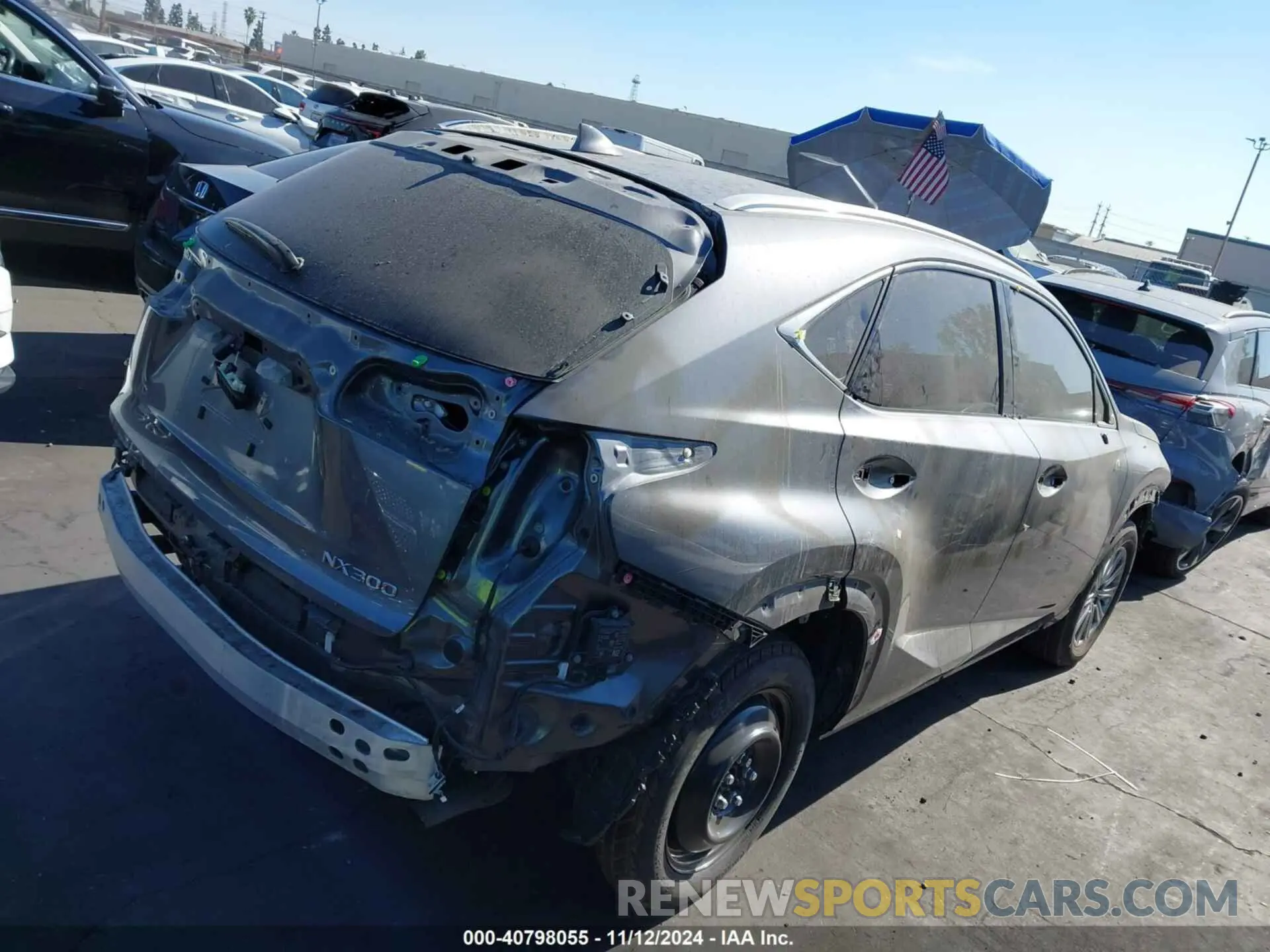 4 Photograph of a damaged car JTJDARBZ1M2199890 LEXUS NX 300 2021