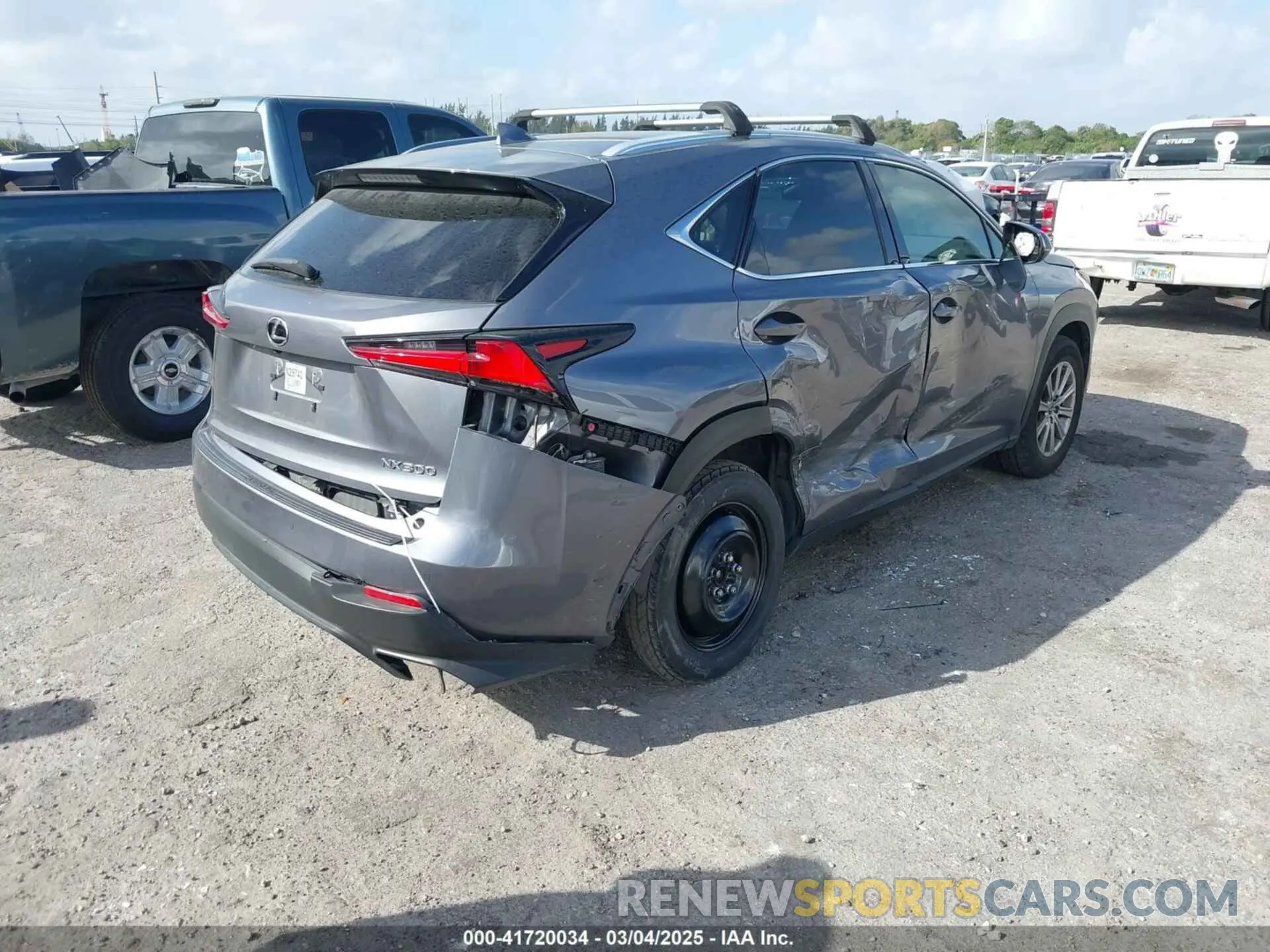 4 Photograph of a damaged car JTJDARBZ3M2179138 LEXUS NX 300 2021