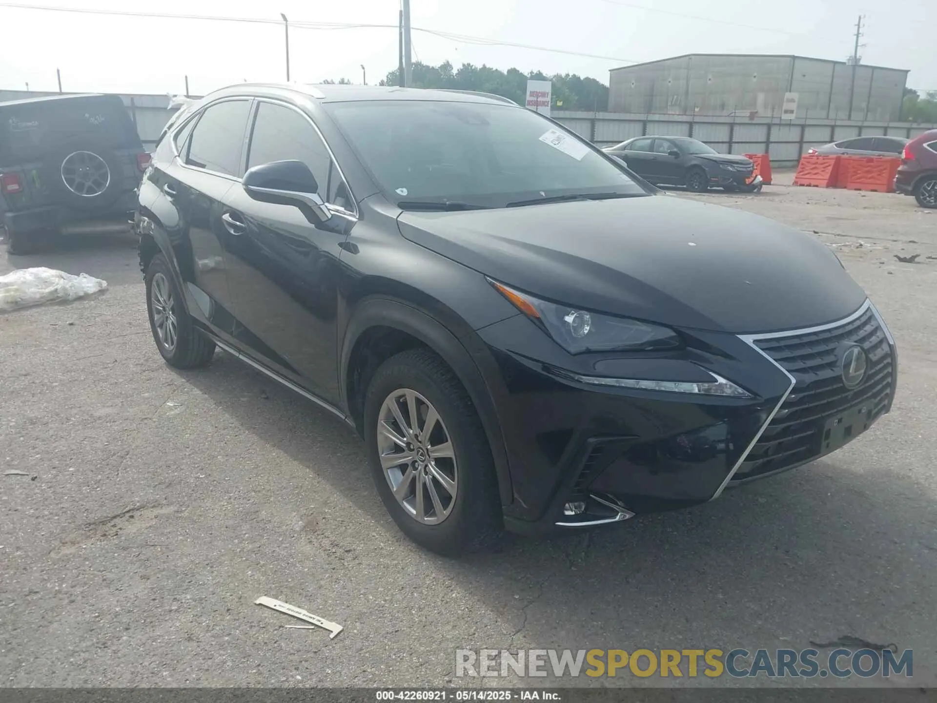 1 Photograph of a damaged car JTJDARBZ4M2192951 LEXUS NX 300 2021