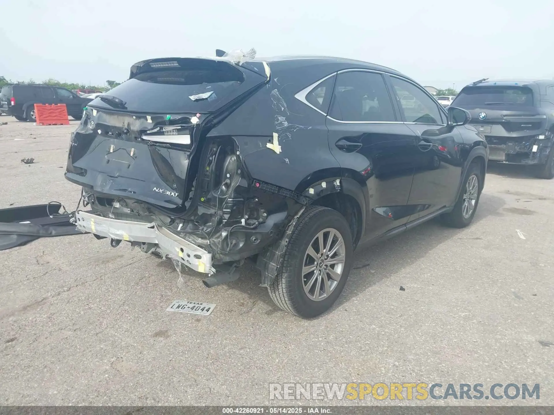4 Photograph of a damaged car JTJDARBZ4M2192951 LEXUS NX 300 2021