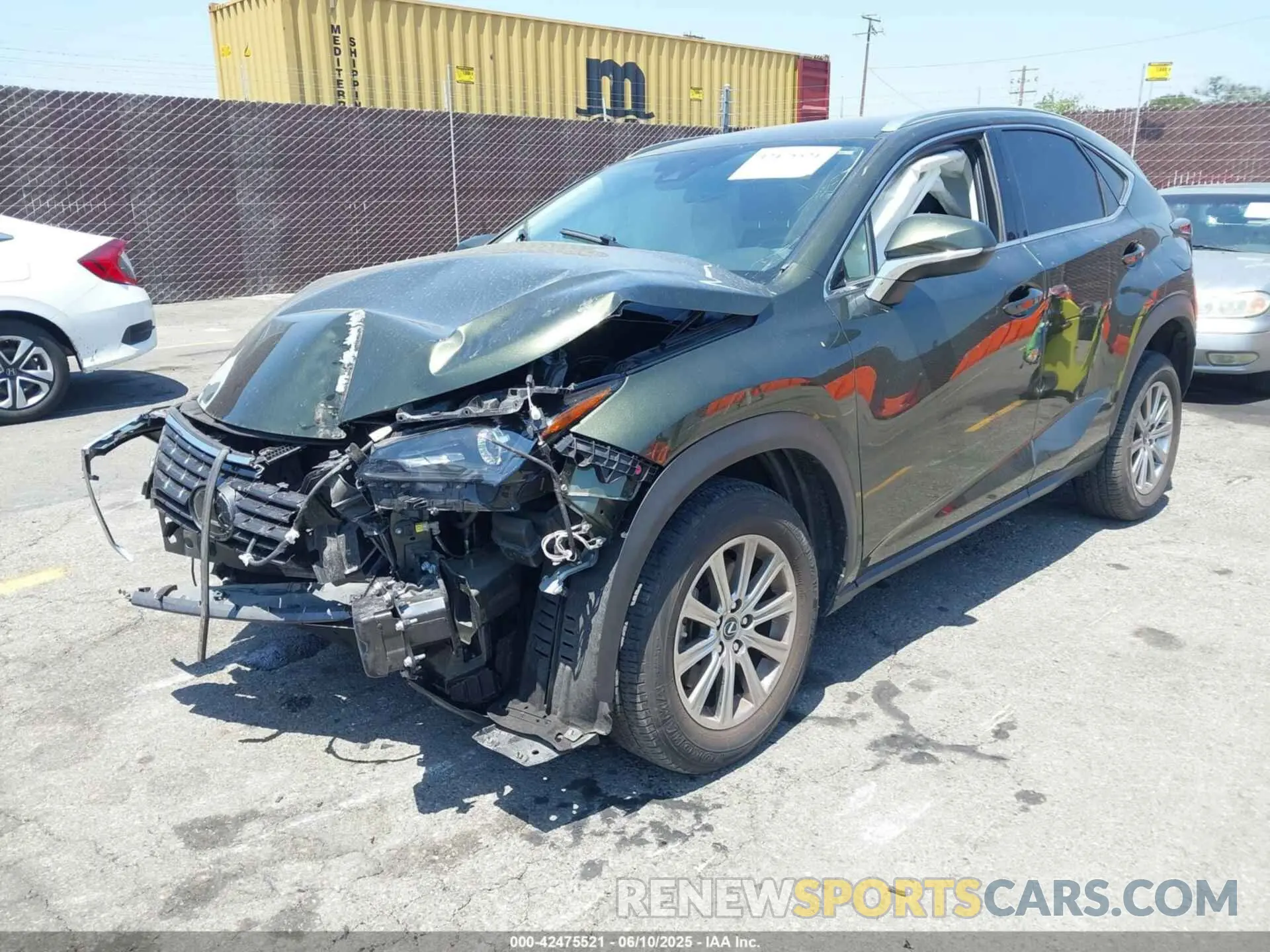 2 Photograph of a damaged car JTJDARBZ4M2201549 LEXUS NX 300 2021