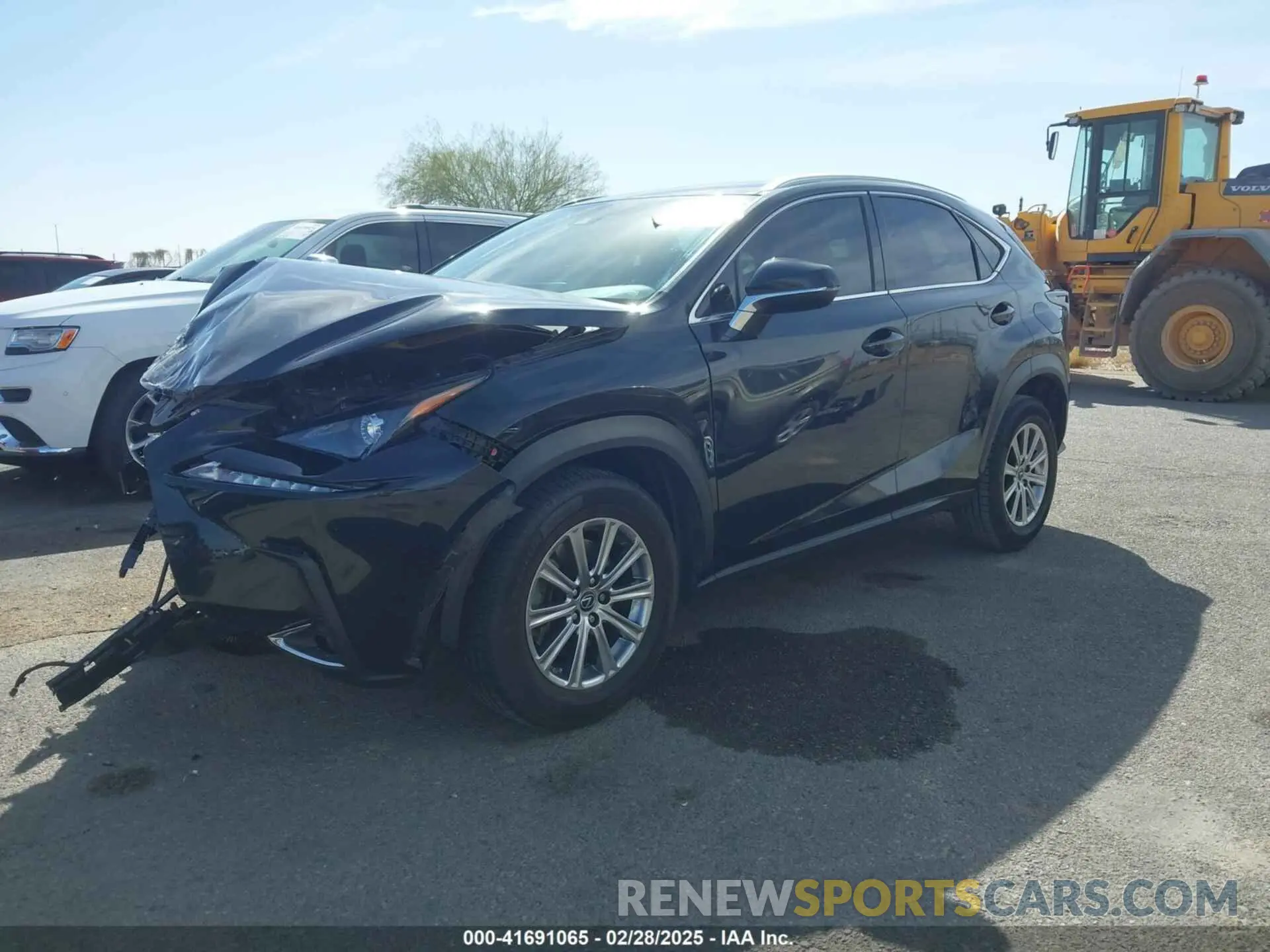 2 Photograph of a damaged car JTJDARBZ6M2184303 LEXUS NX 300 2021