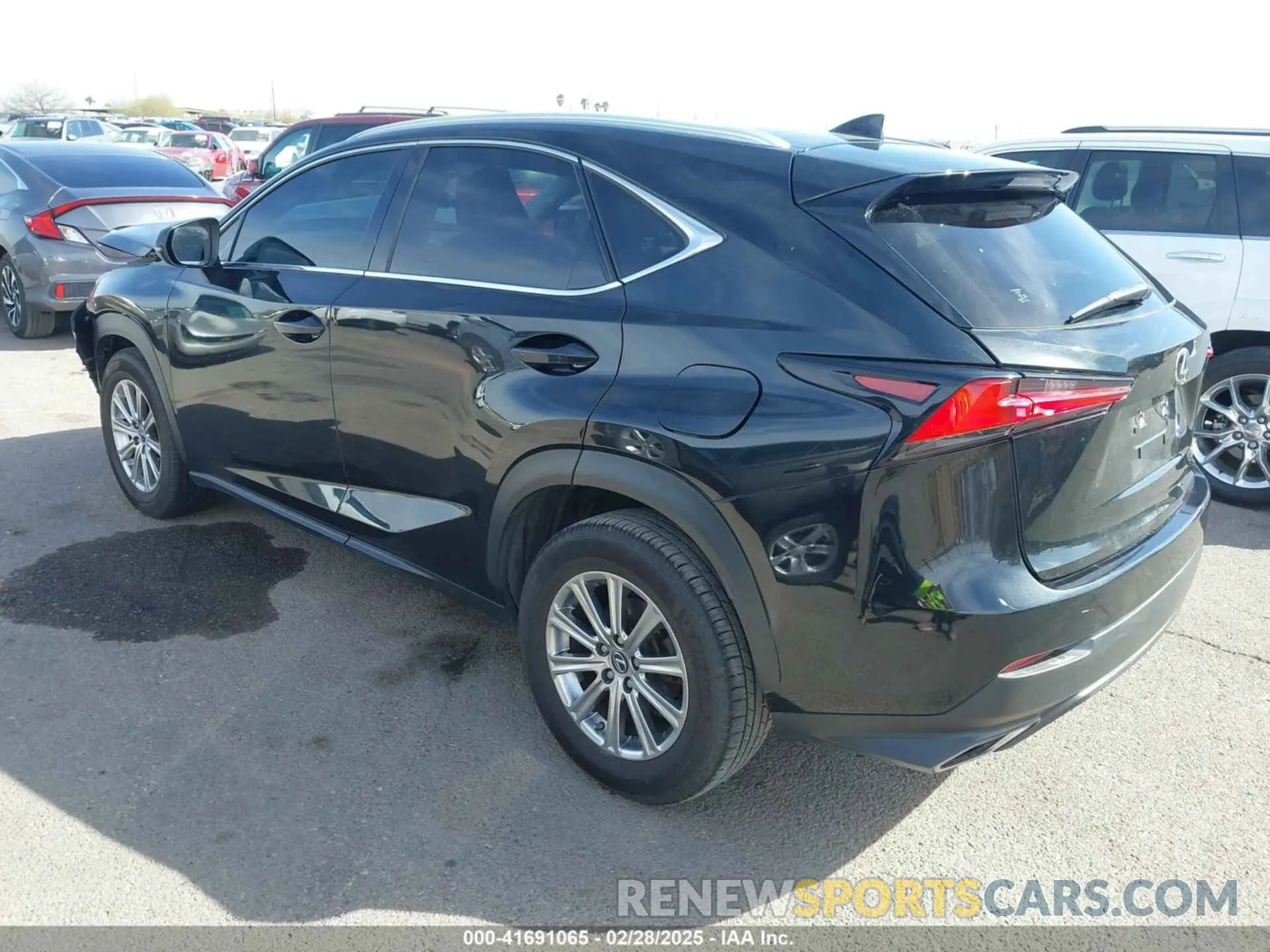 3 Photograph of a damaged car JTJDARBZ6M2184303 LEXUS NX 300 2021