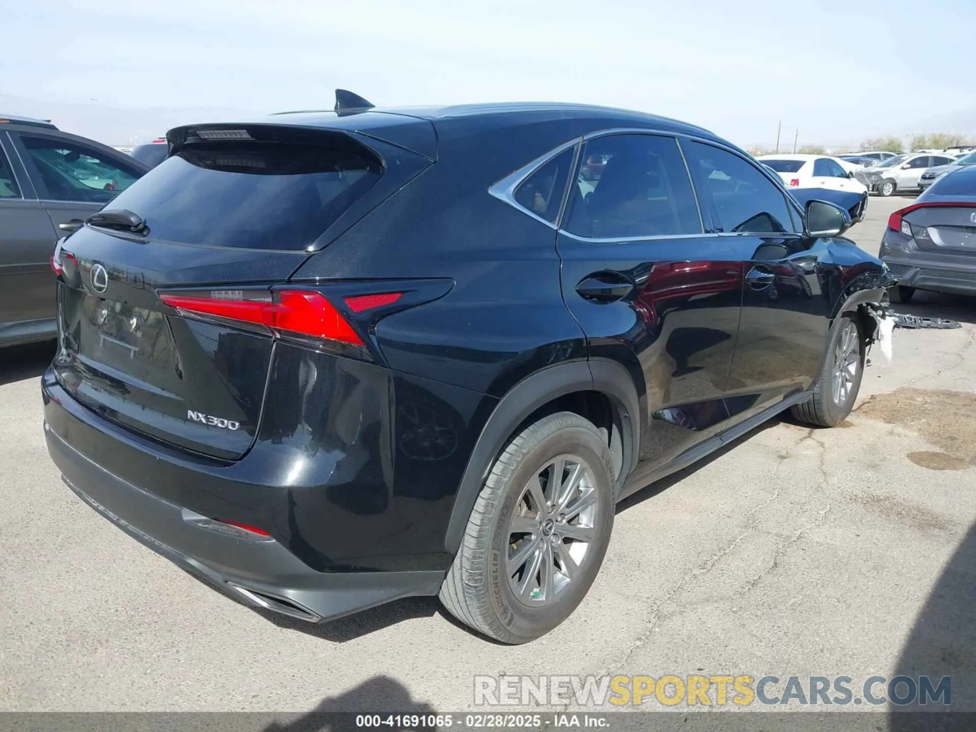 4 Photograph of a damaged car JTJDARBZ6M2184303 LEXUS NX 300 2021