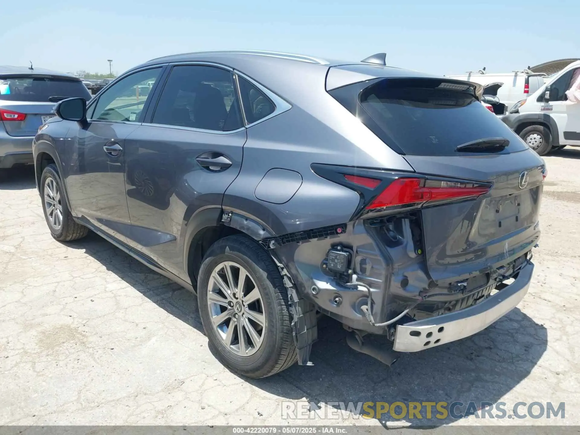 3 Photograph of a damaged car JTJDARBZ6M2195561 LEXUS NX 300 2021