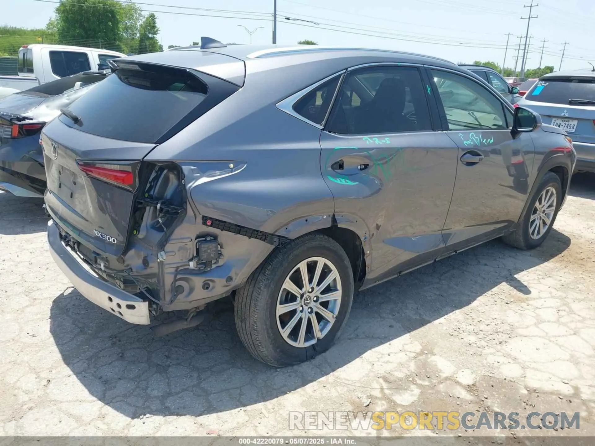4 Photograph of a damaged car JTJDARBZ6M2195561 LEXUS NX 300 2021