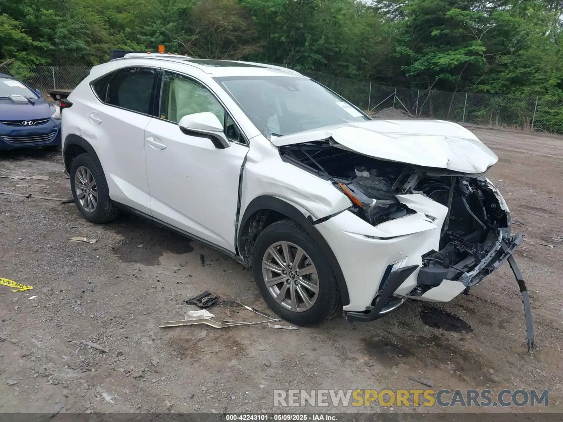 1 Photograph of a damaged car JTJDARBZ6M5035226 LEXUS NX 300 2021