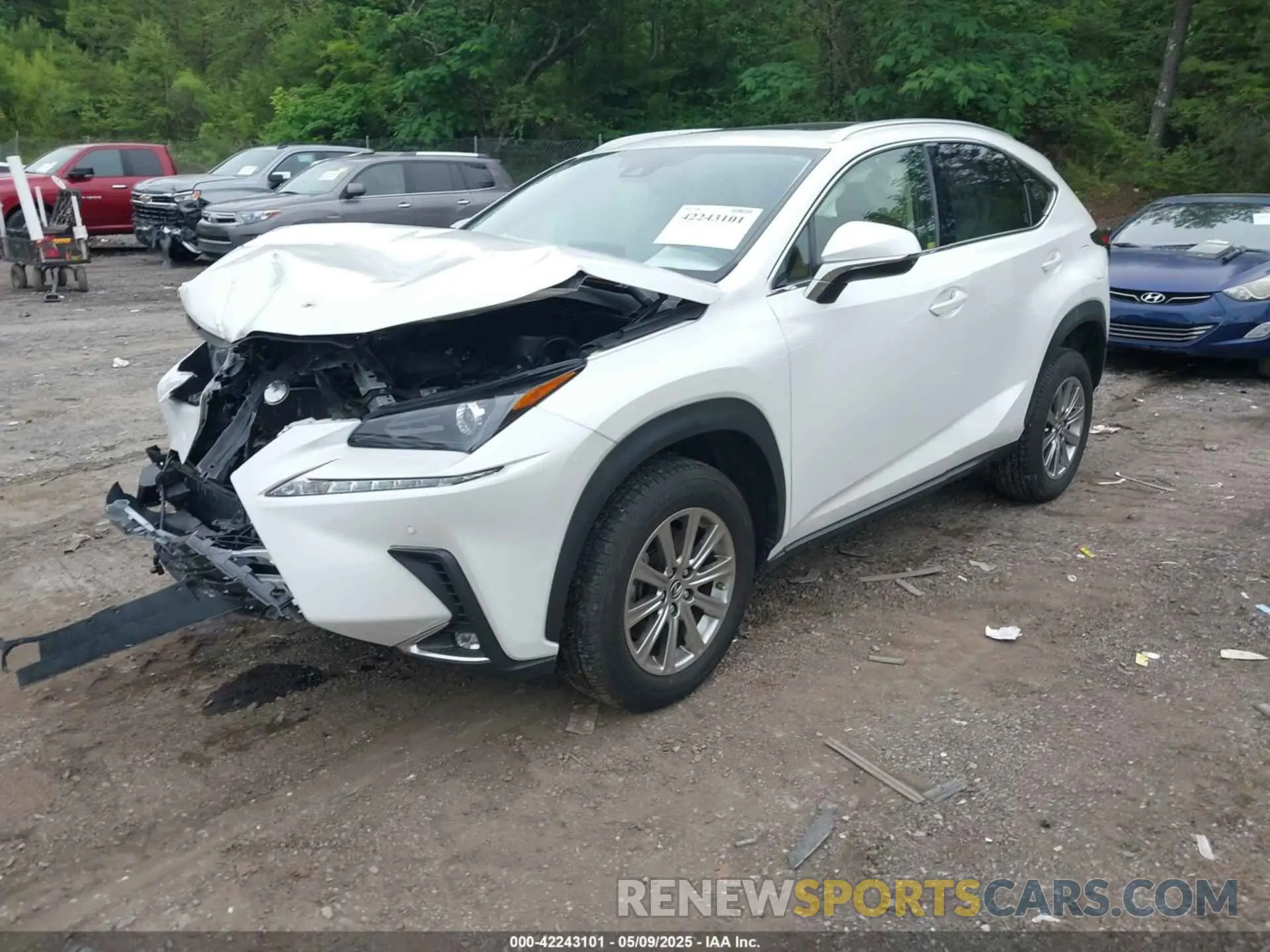 2 Photograph of a damaged car JTJDARBZ6M5035226 LEXUS NX 300 2021