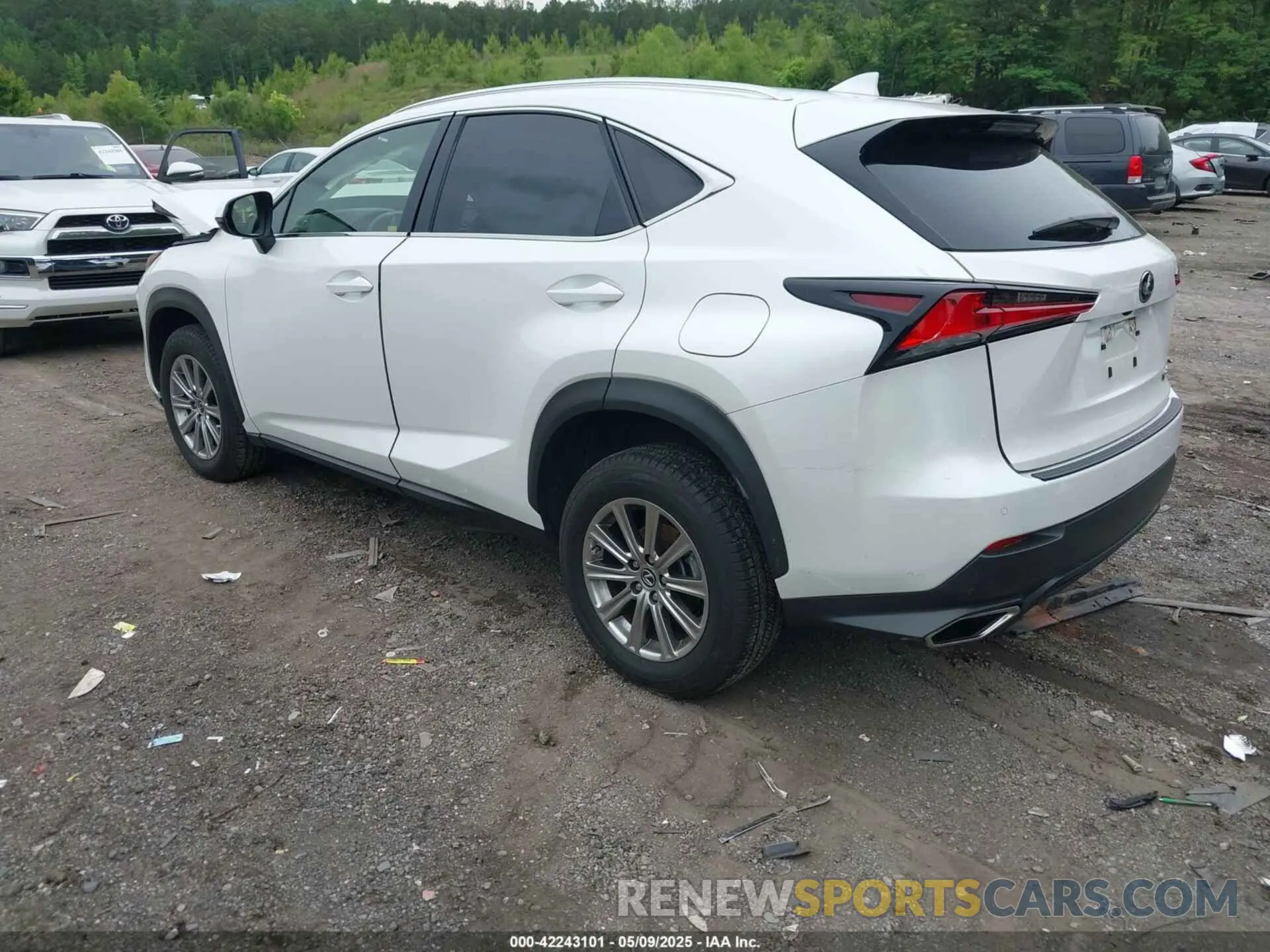 3 Photograph of a damaged car JTJDARBZ6M5035226 LEXUS NX 300 2021