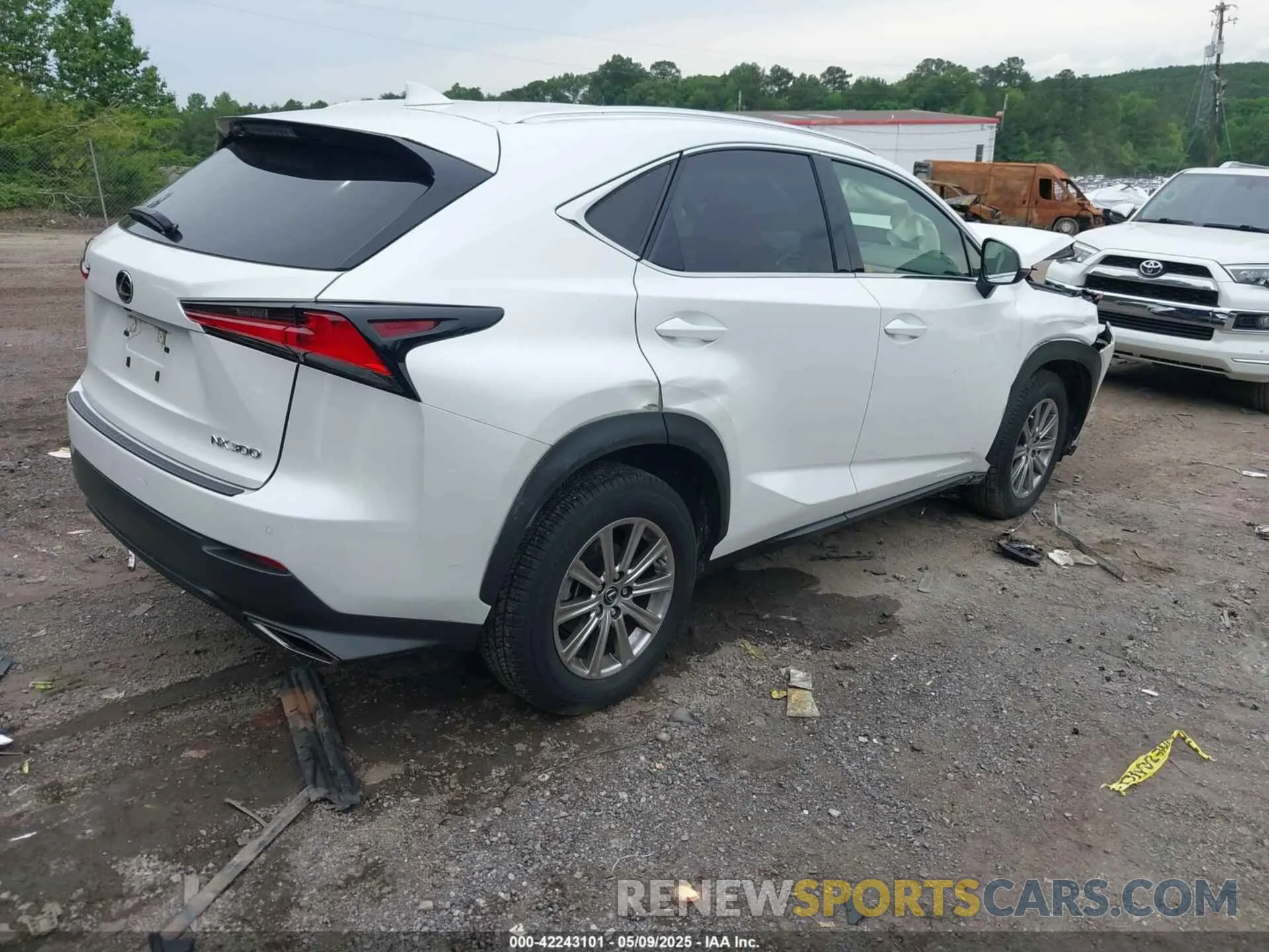 4 Photograph of a damaged car JTJDARBZ6M5035226 LEXUS NX 300 2021