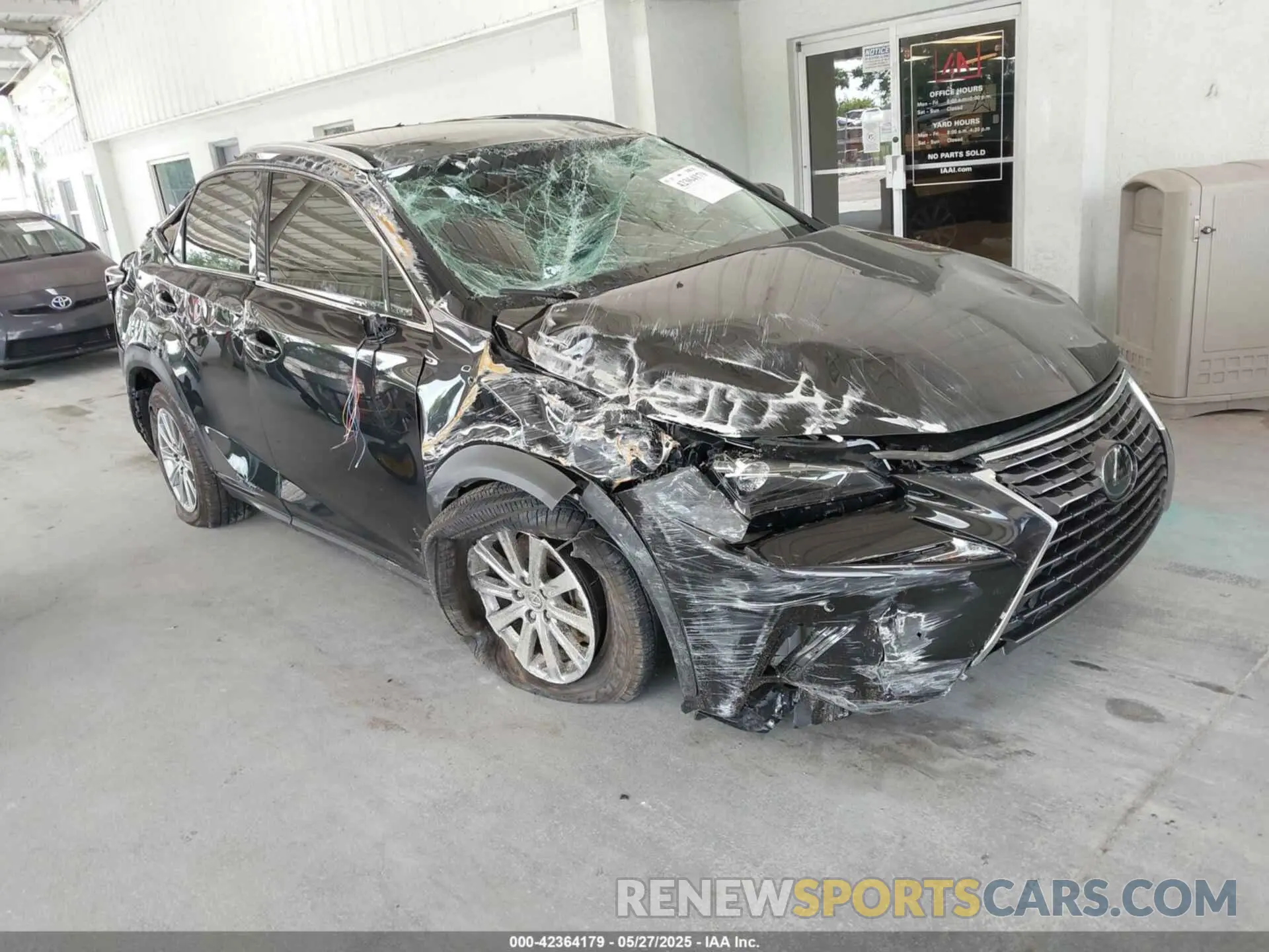 1 Photograph of a damaged car JTJDARBZ7M2194287 LEXUS NX 300 2021