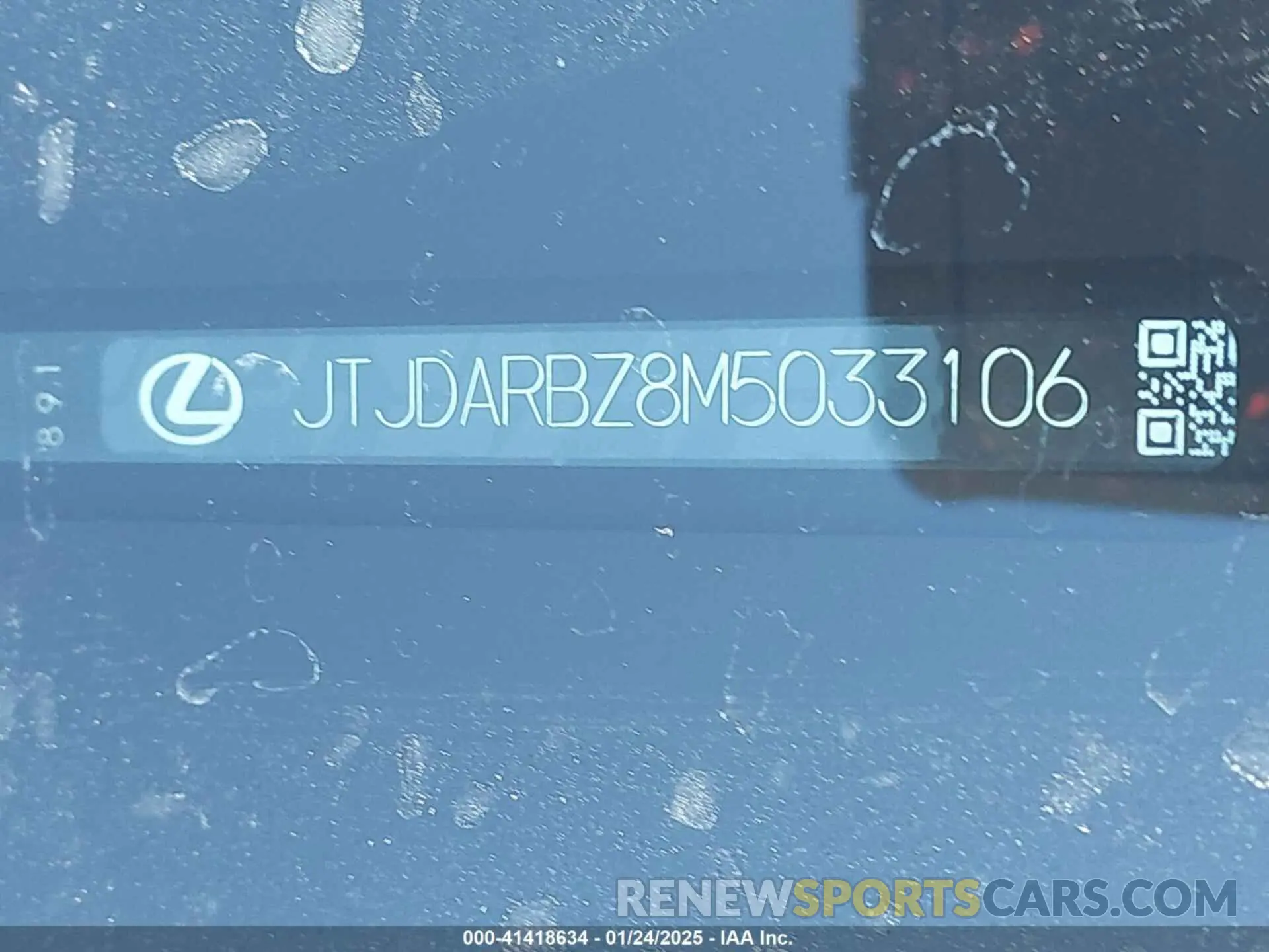 18 Photograph of a damaged car JTJDARBZ8M5033106 LEXUS NX 300 2021