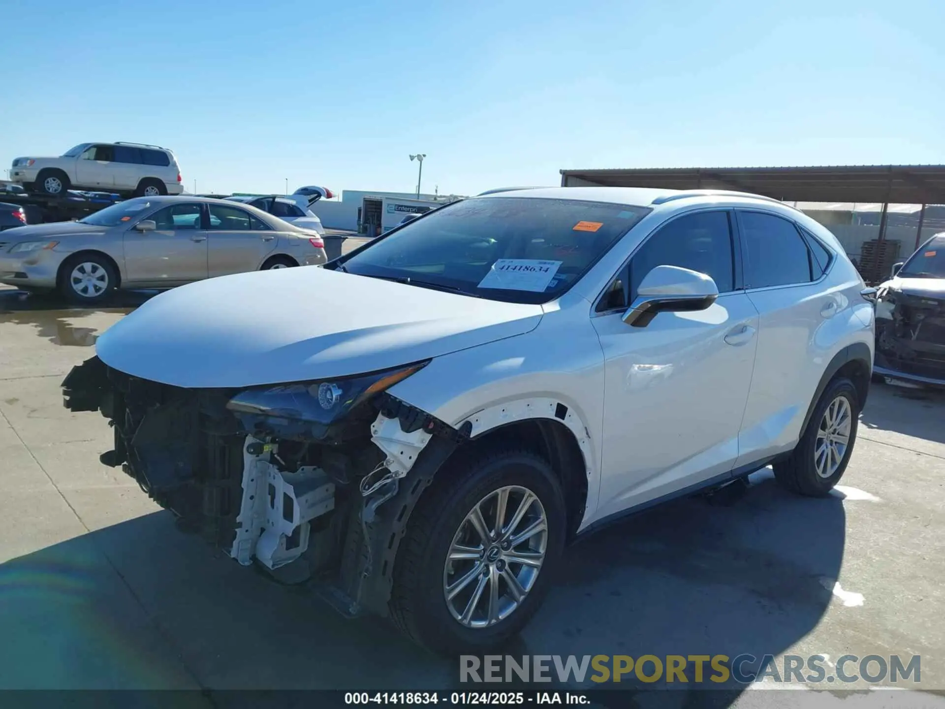 2 Photograph of a damaged car JTJDARBZ8M5033106 LEXUS NX 300 2021