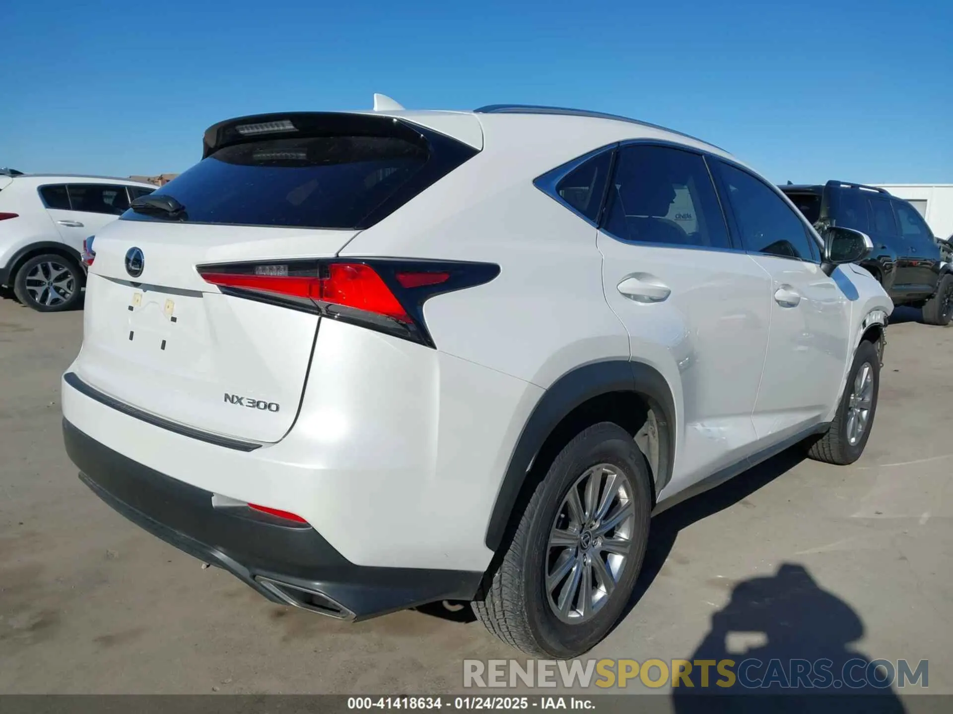 4 Photograph of a damaged car JTJDARBZ8M5033106 LEXUS NX 300 2021