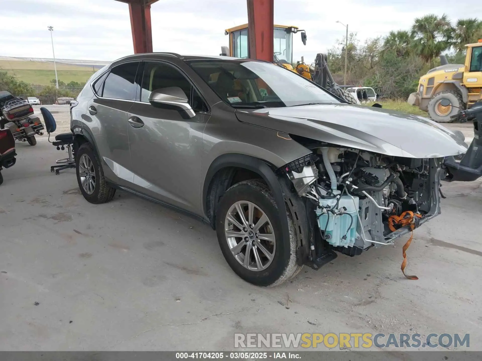 1 Photograph of a damaged car JTJDARDZ0M2256402 LEXUS NX 300 2021