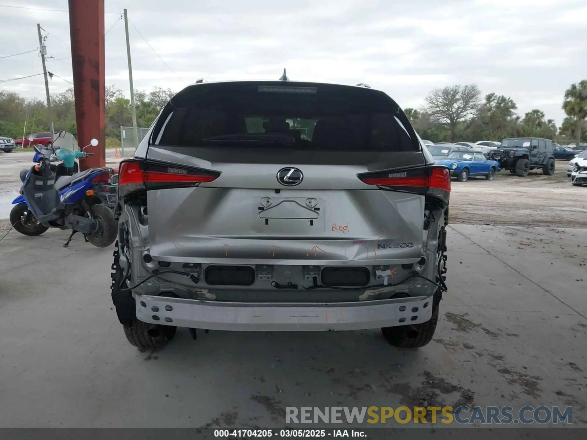 16 Photograph of a damaged car JTJDARDZ0M2256402 LEXUS NX 300 2021