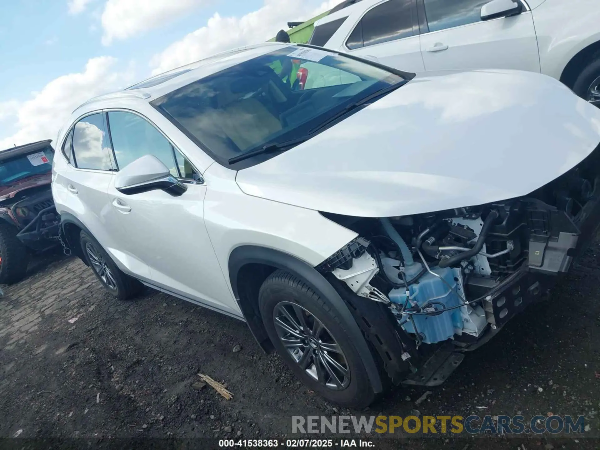 1 Photograph of a damaged car JTJDARDZ1M2251273 LEXUS NX 300 2021