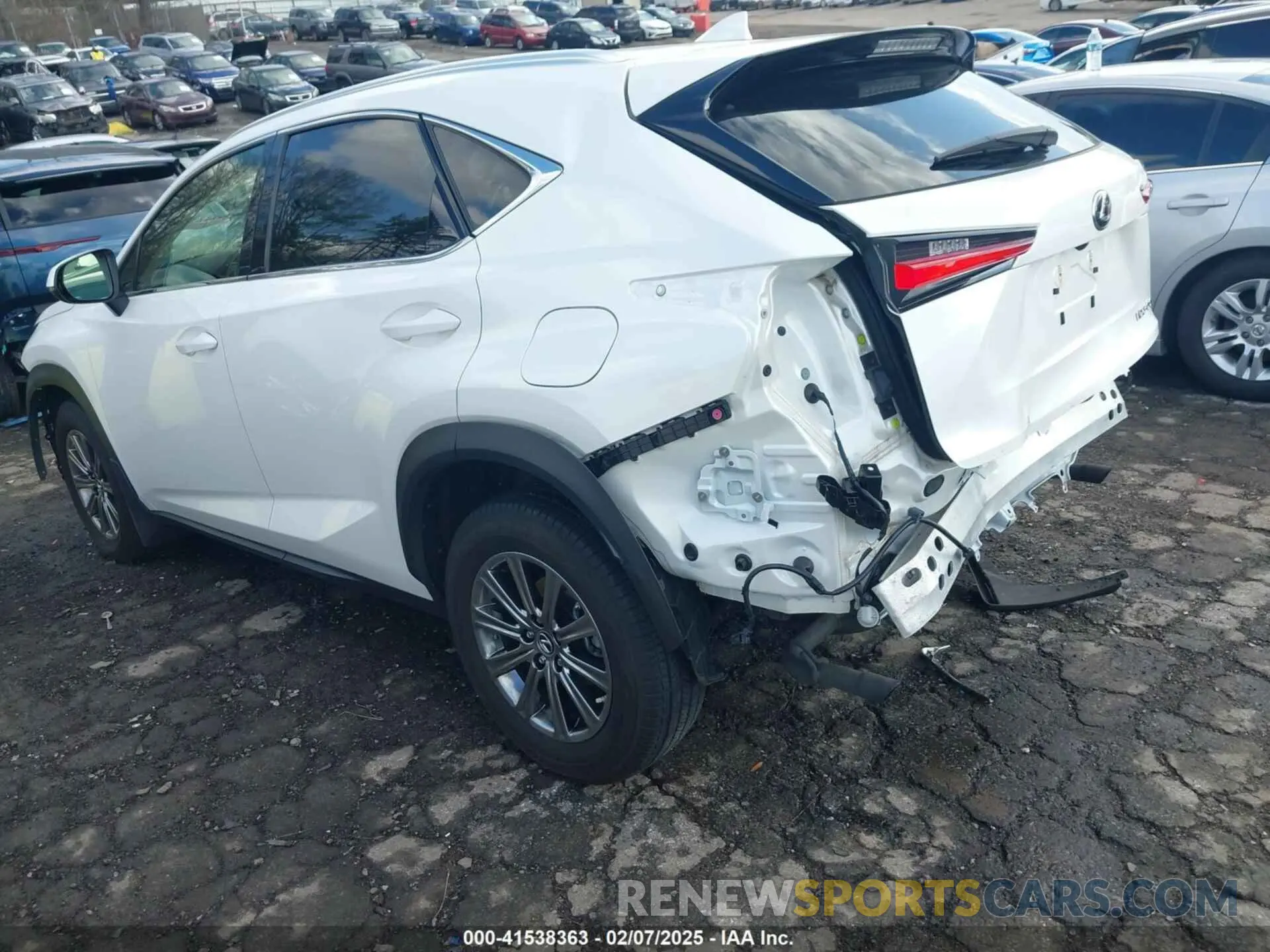 3 Photograph of a damaged car JTJDARDZ1M2251273 LEXUS NX 300 2021