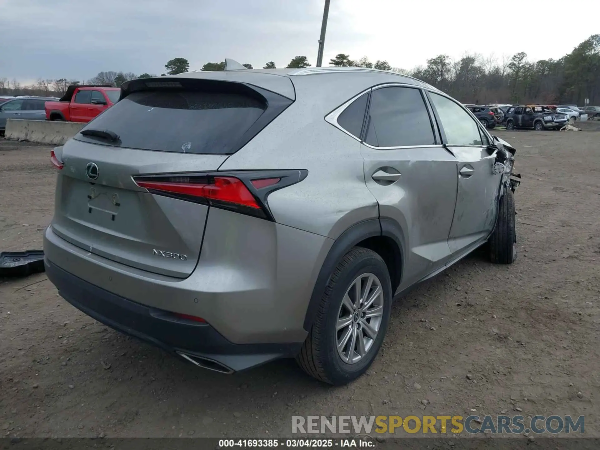 4 Photograph of a damaged car JTJDARDZ4M2242647 LEXUS NX 300 2021