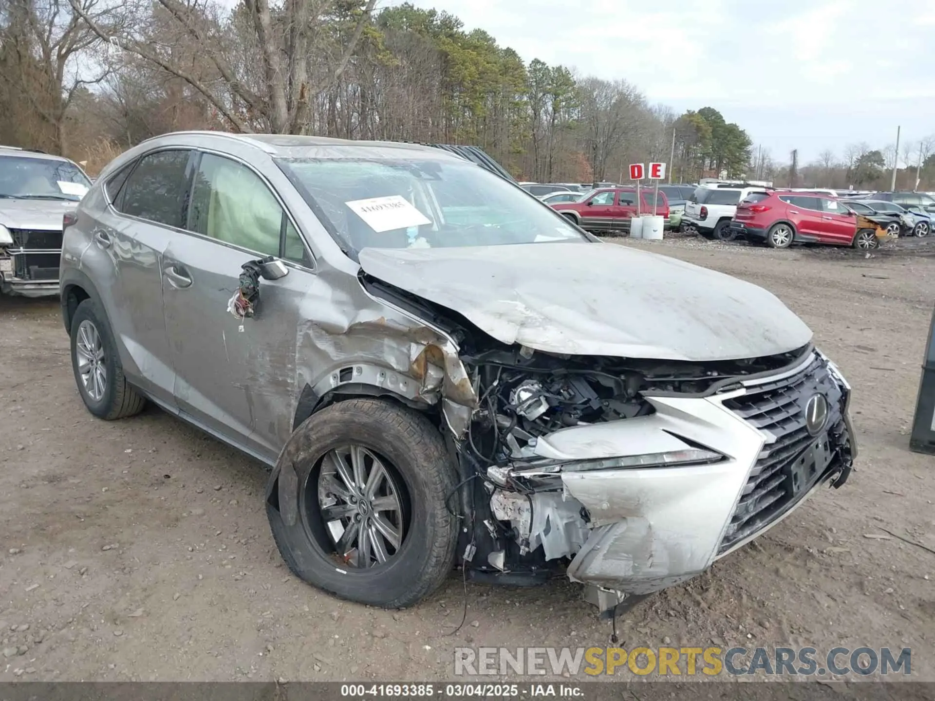 6 Photograph of a damaged car JTJDARDZ4M2242647 LEXUS NX 300 2021