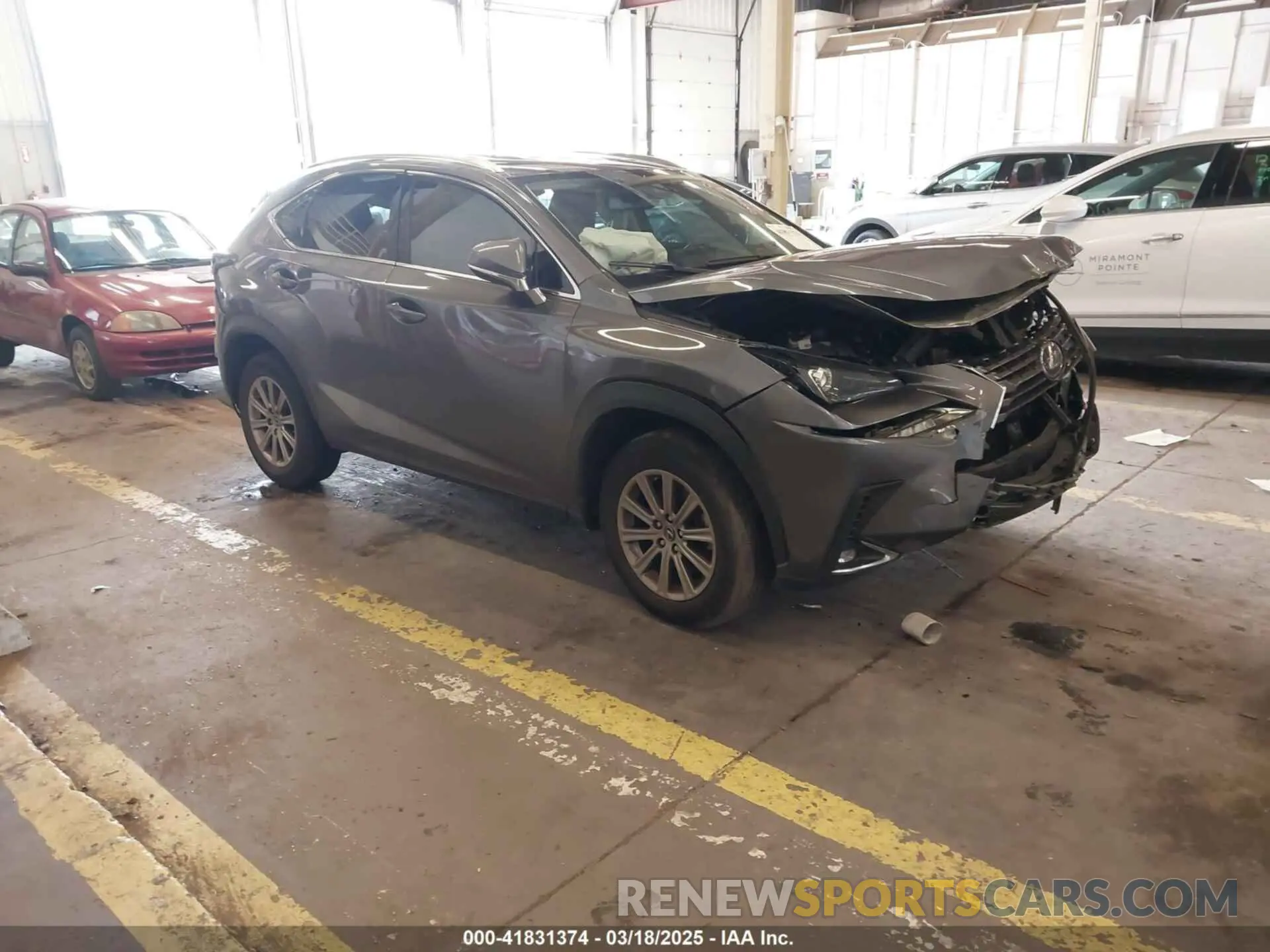 1 Photograph of a damaged car JTJDARDZ5M2262793 LEXUS NX 300 2021
