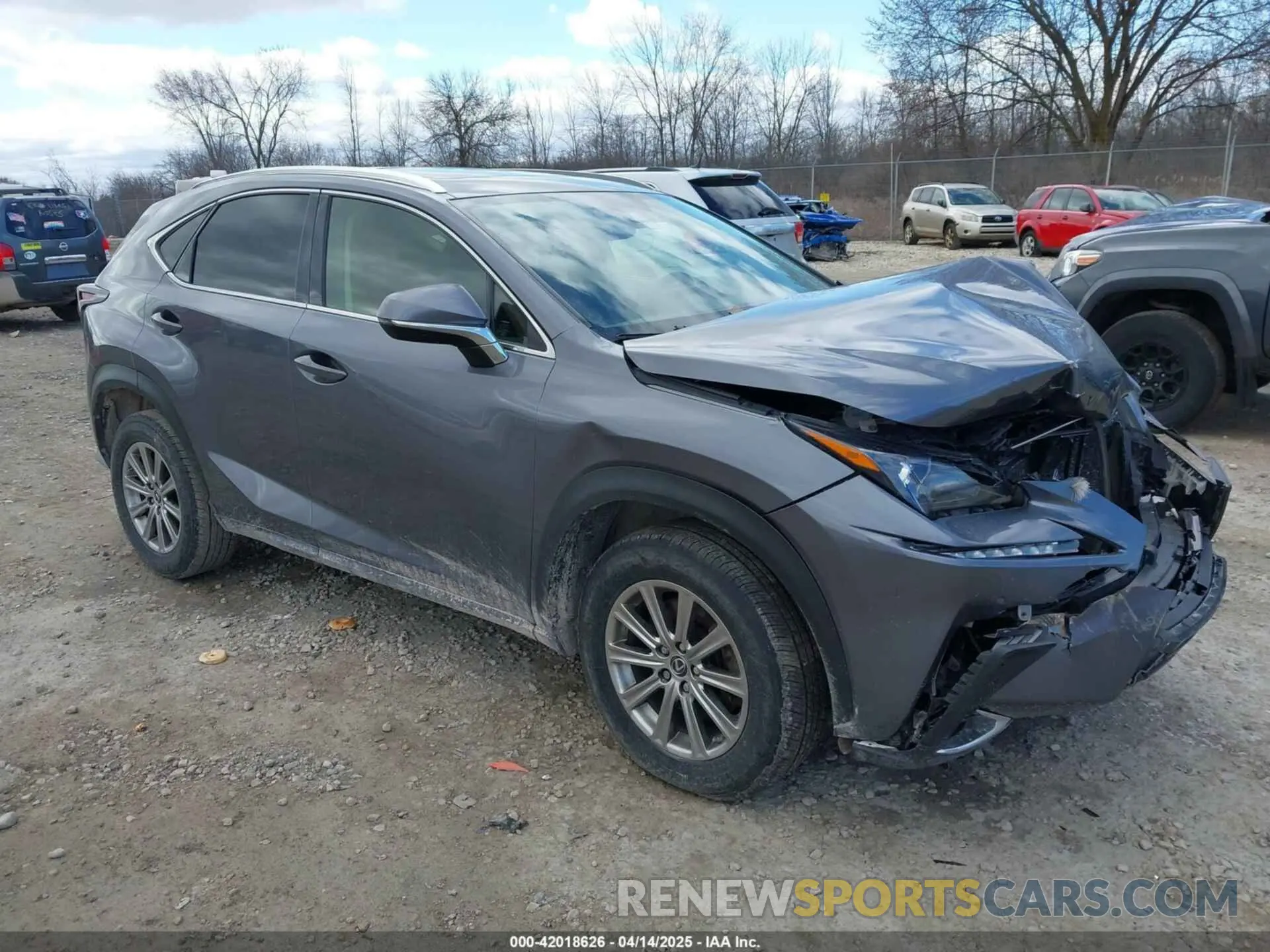 1 Photograph of a damaged car JTJDARDZ6M2257909 LEXUS NX 300 2021