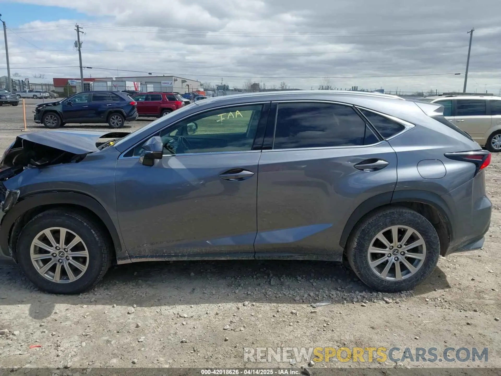 14 Photograph of a damaged car JTJDARDZ6M2257909 LEXUS NX 300 2021