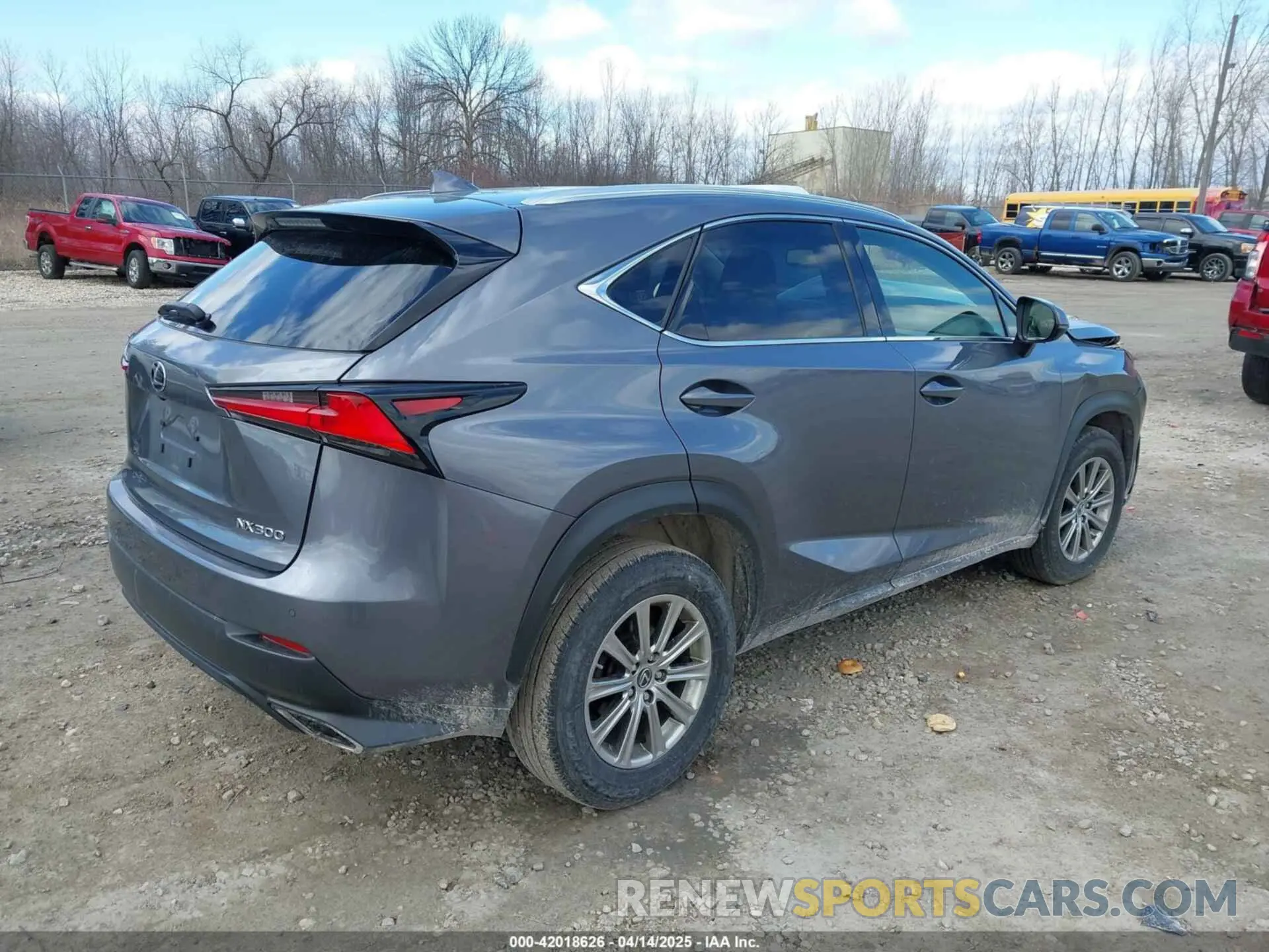 4 Photograph of a damaged car JTJDARDZ6M2257909 LEXUS NX 300 2021