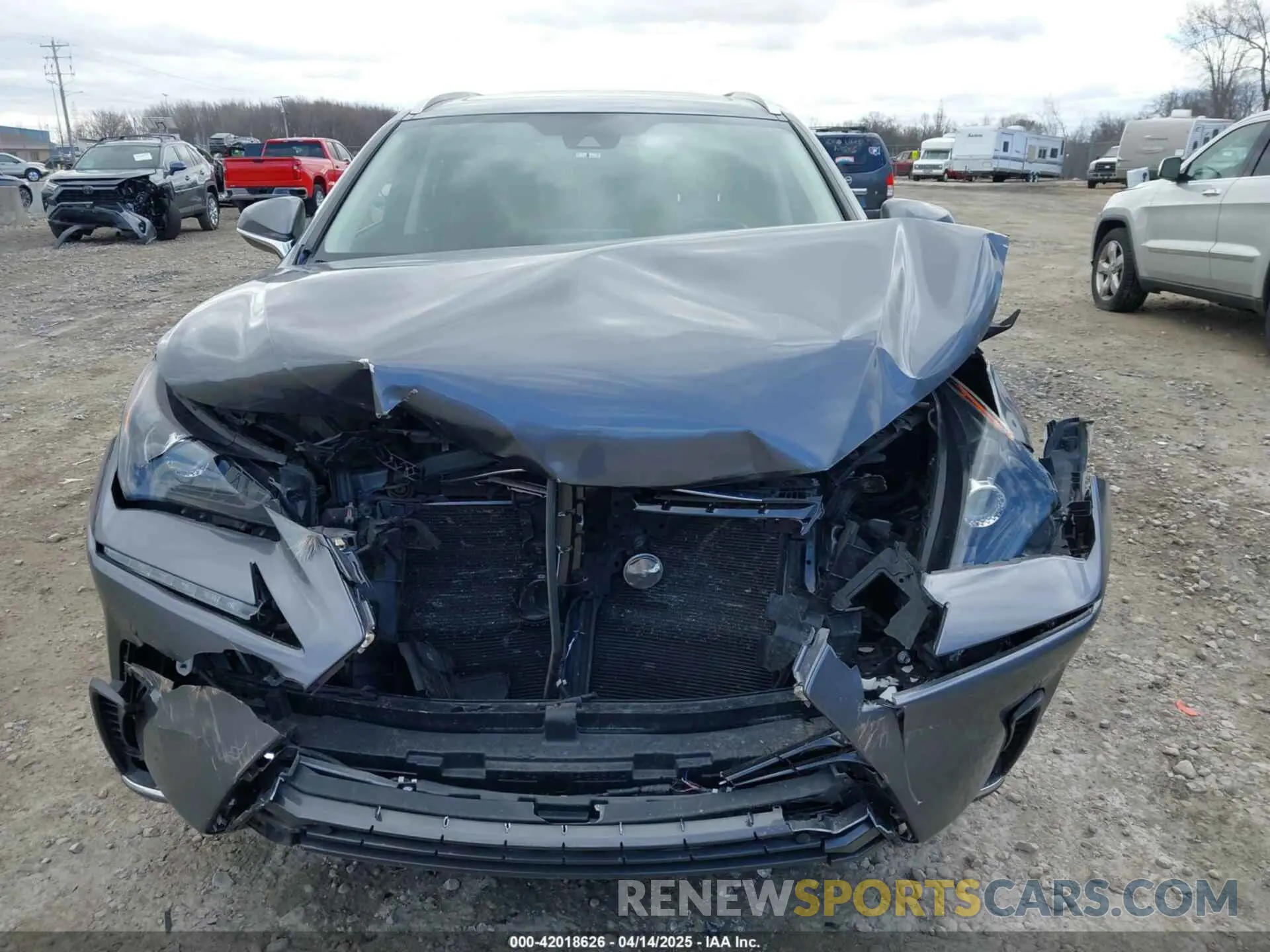 6 Photograph of a damaged car JTJDARDZ6M2257909 LEXUS NX 300 2021