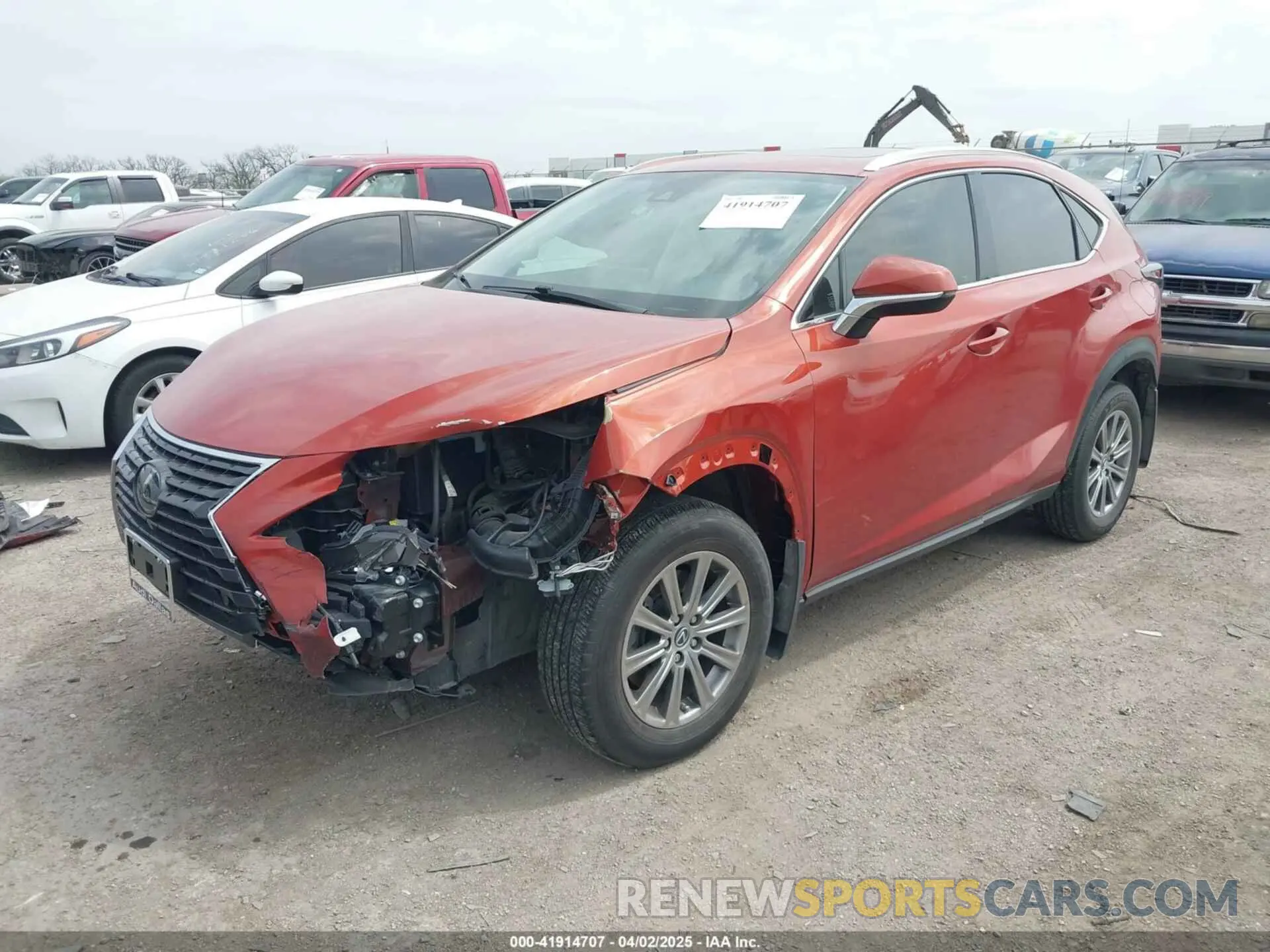 2 Photograph of a damaged car JTJDARDZ9M2254504 LEXUS NX 300 2021