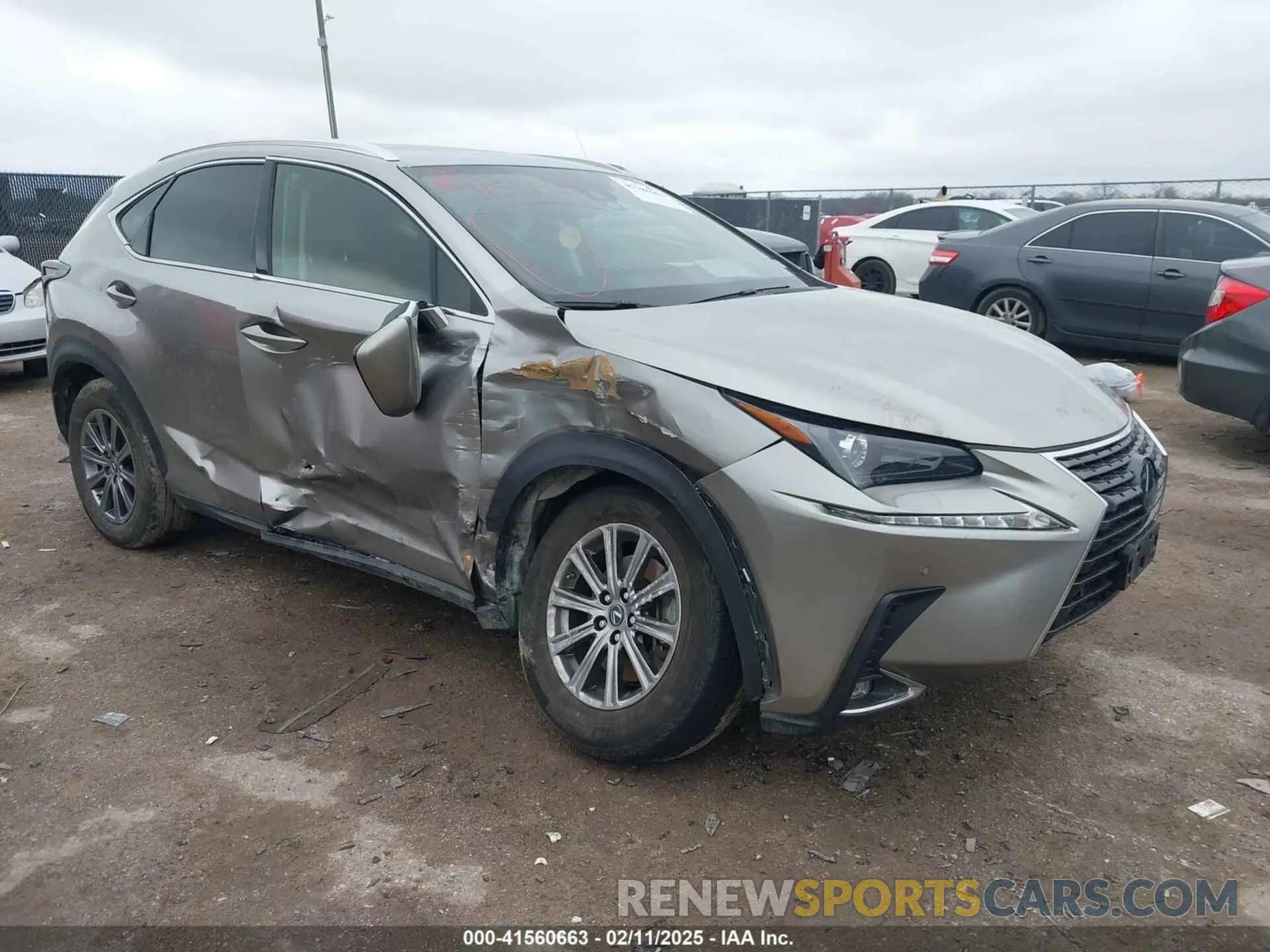 1 Photograph of a damaged car JTJDARDZXM2244015 LEXUS NX 300 2021
