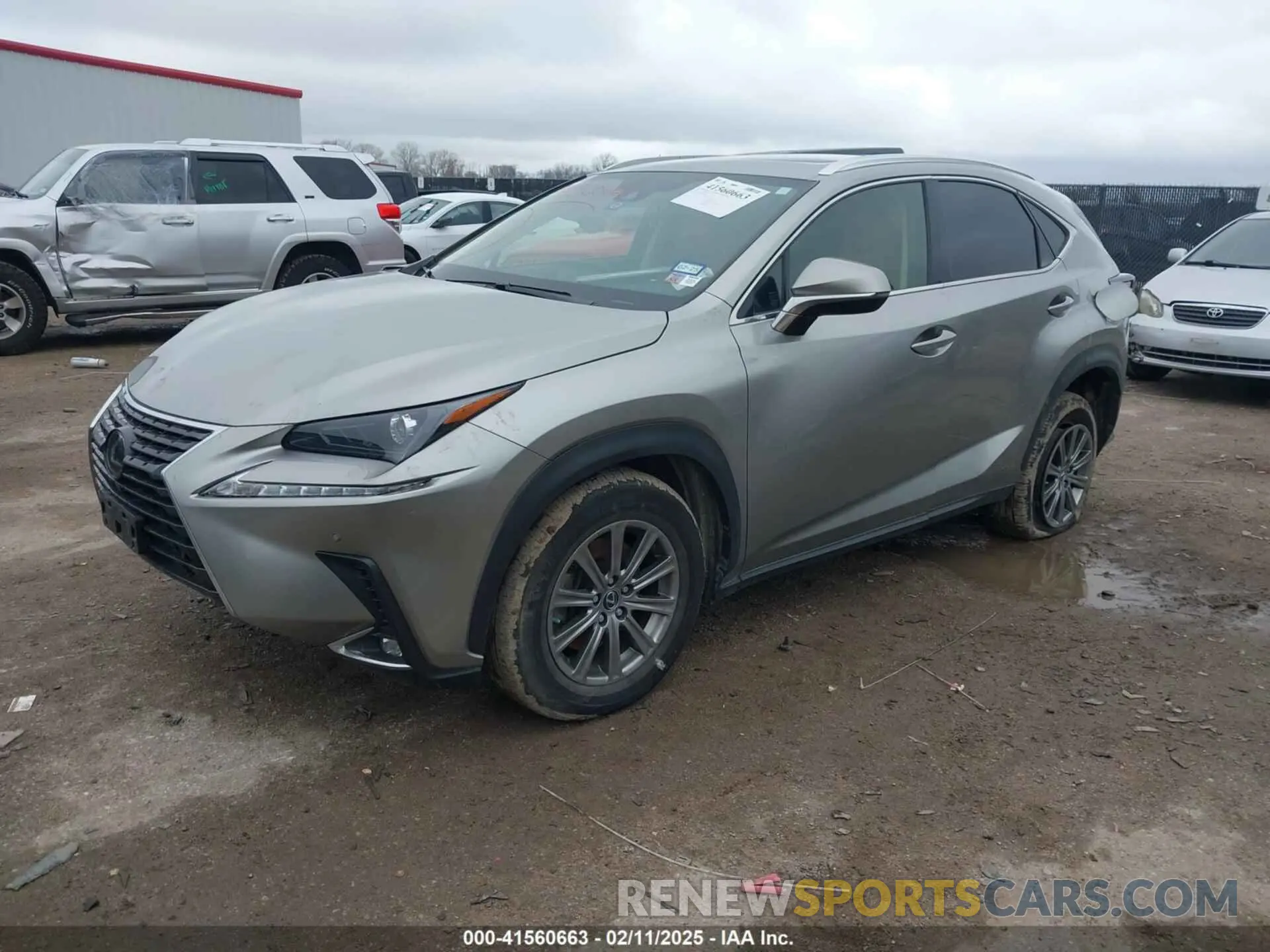 2 Photograph of a damaged car JTJDARDZXM2244015 LEXUS NX 300 2021