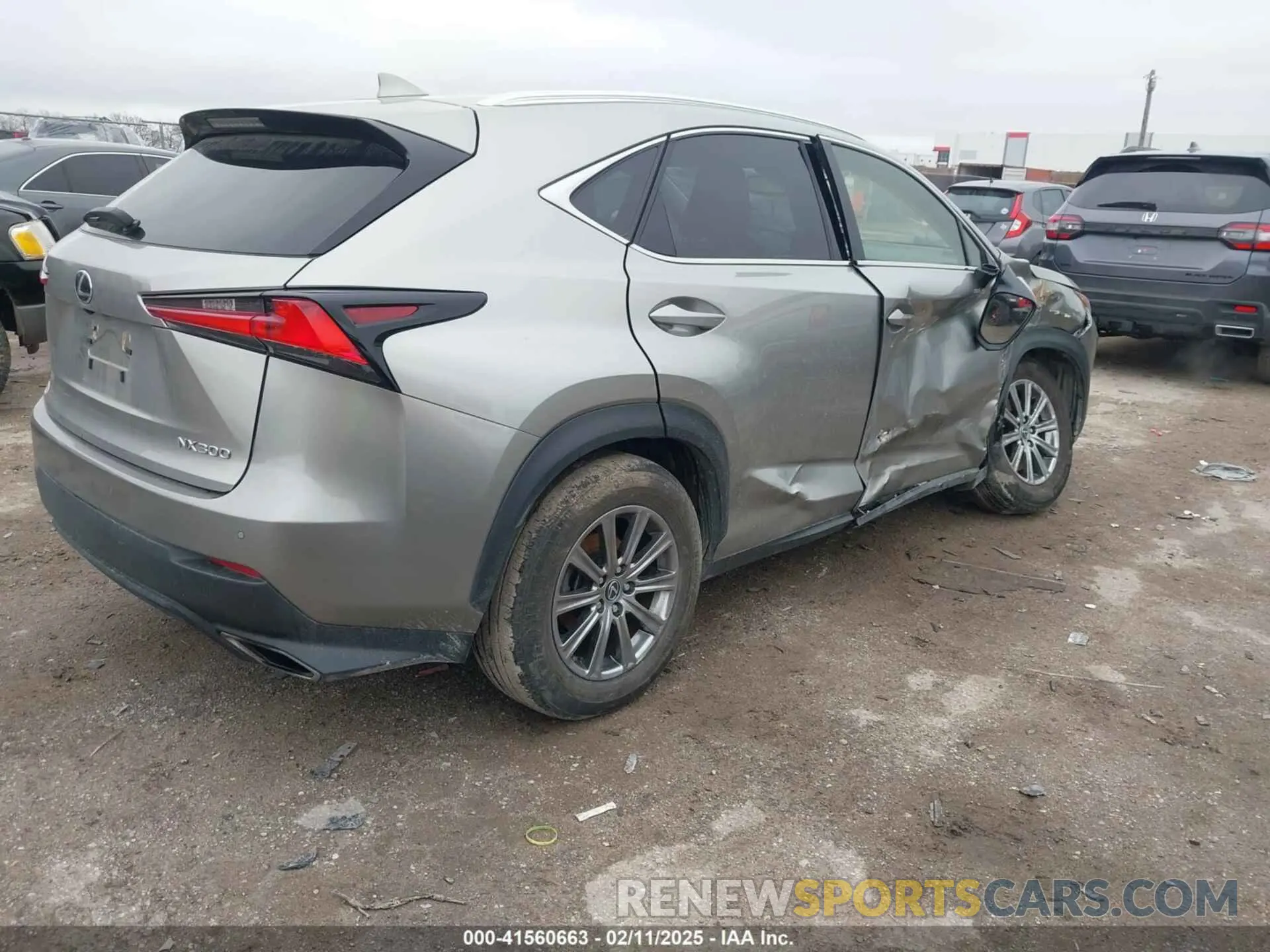 4 Photograph of a damaged car JTJDARDZXM2244015 LEXUS NX 300 2021