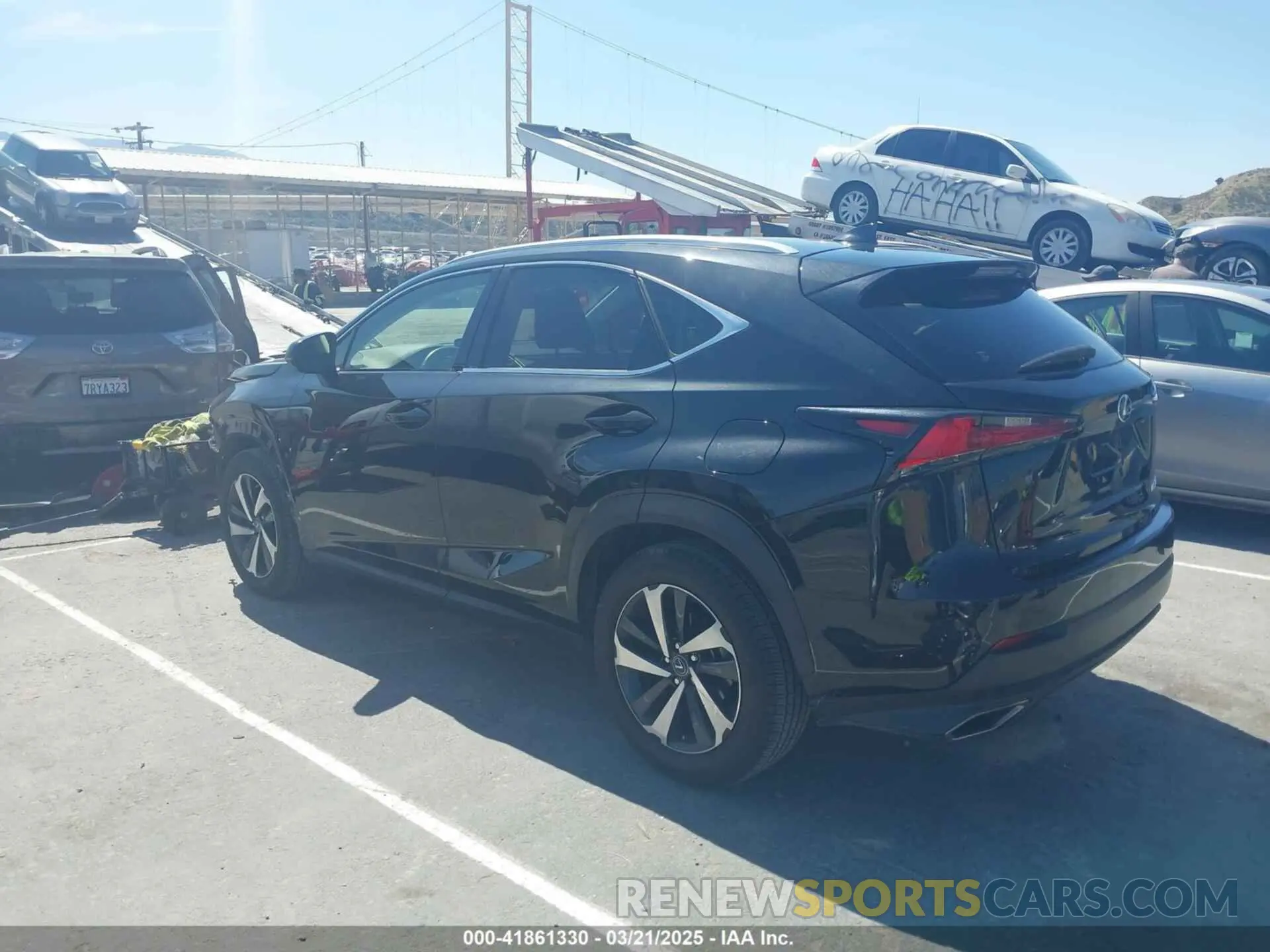 1 Photograph of a damaged car JTJGARBZ2M2186062 LEXUS NX 300 2021