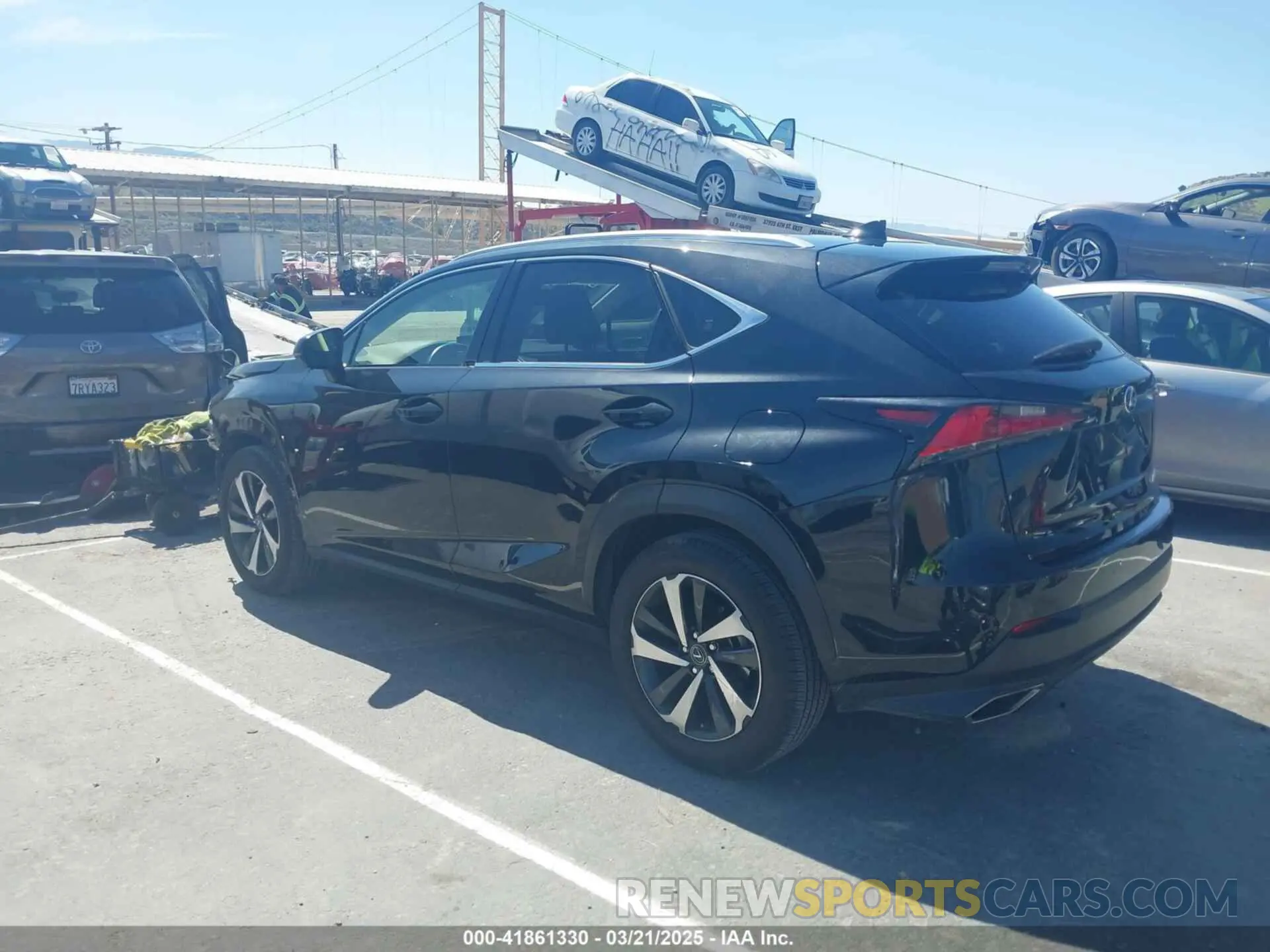 3 Photograph of a damaged car JTJGARBZ2M2186062 LEXUS NX 300 2021