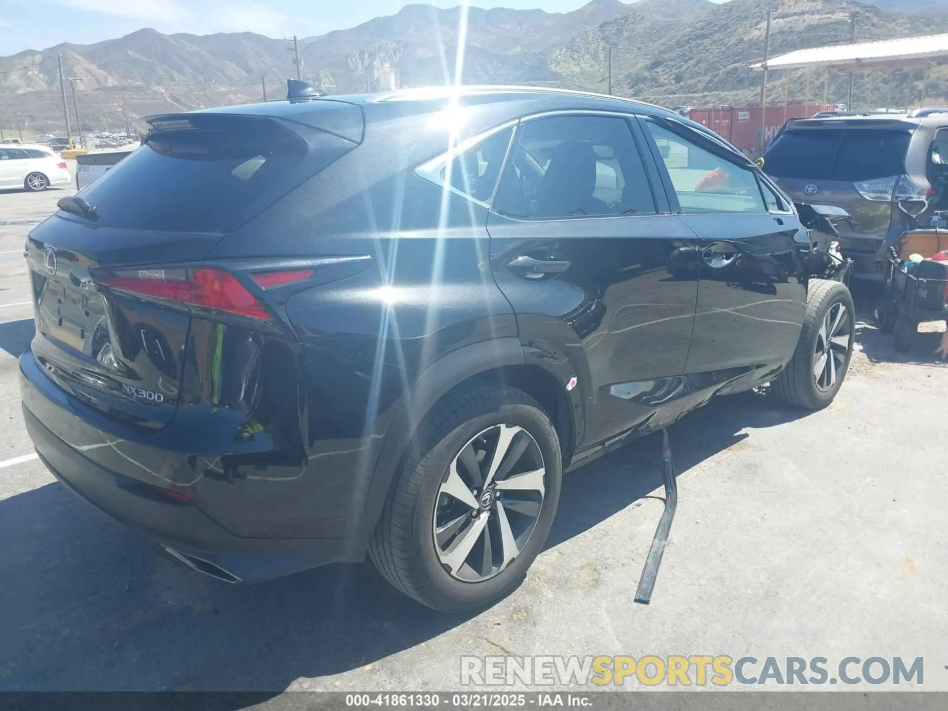 4 Photograph of a damaged car JTJGARBZ2M2186062 LEXUS NX 300 2021